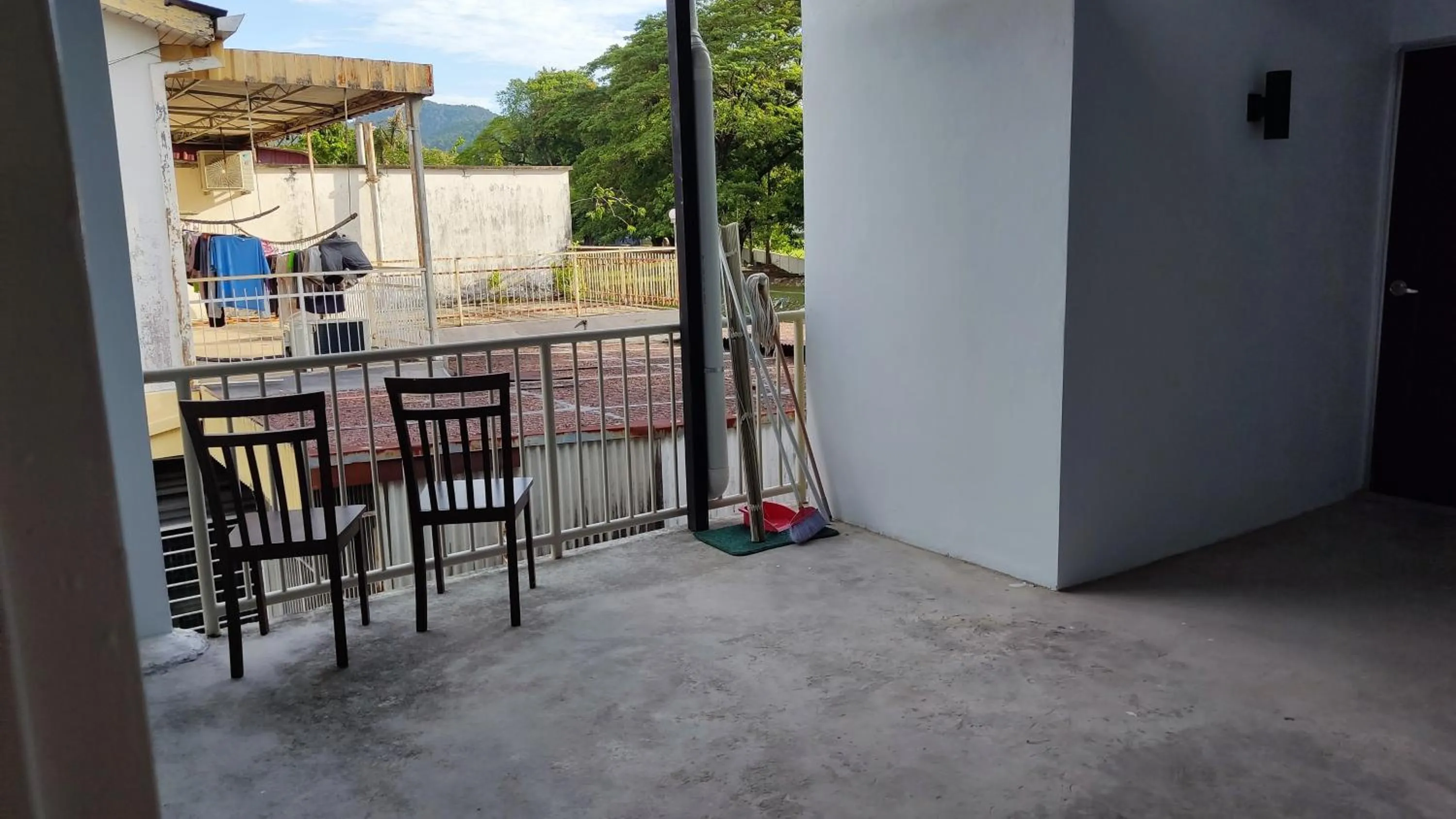 Balcony/Terrace in Scotland 18 Lodge