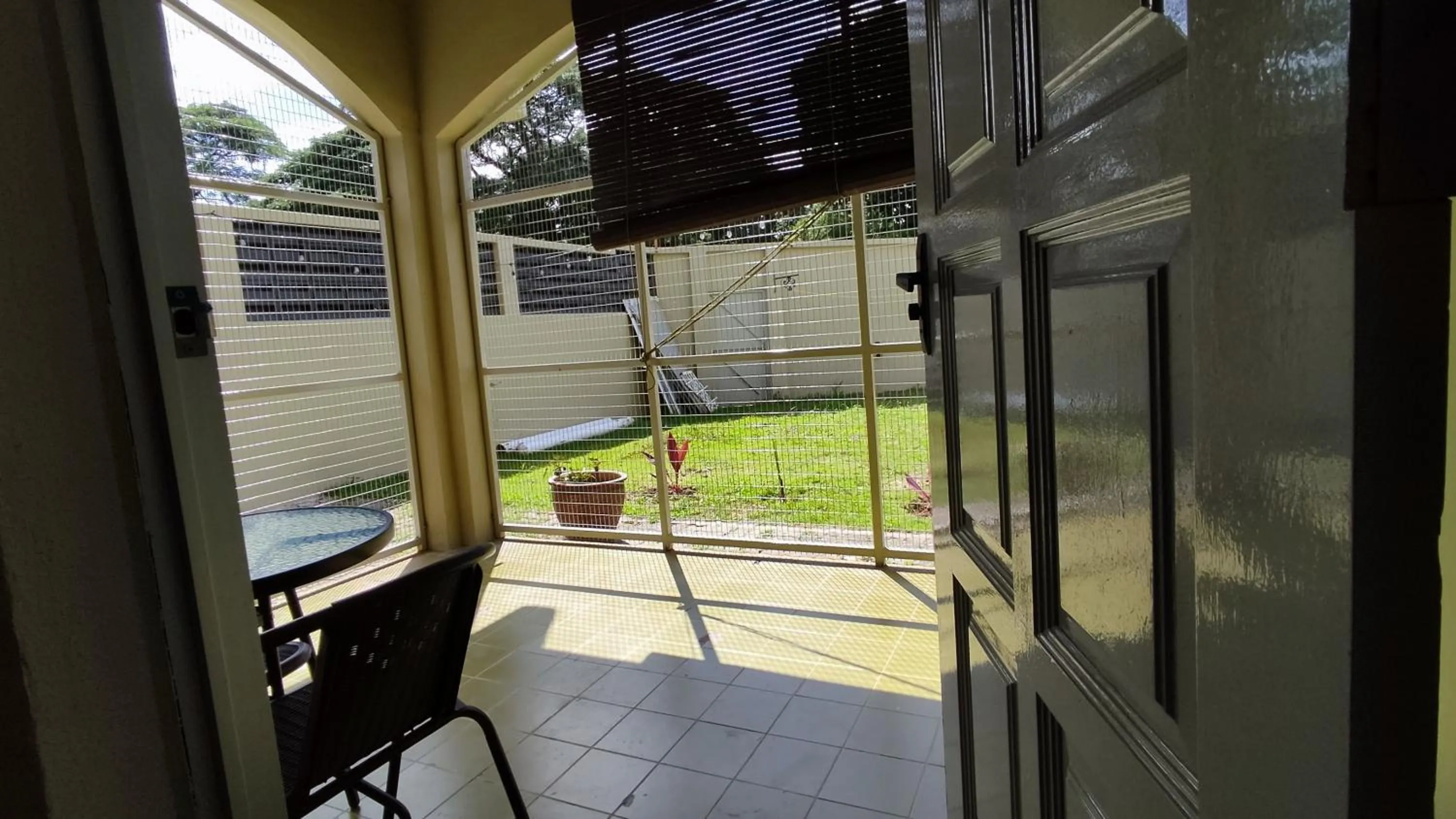 Balcony/Terrace in Scotland 18 Lodge