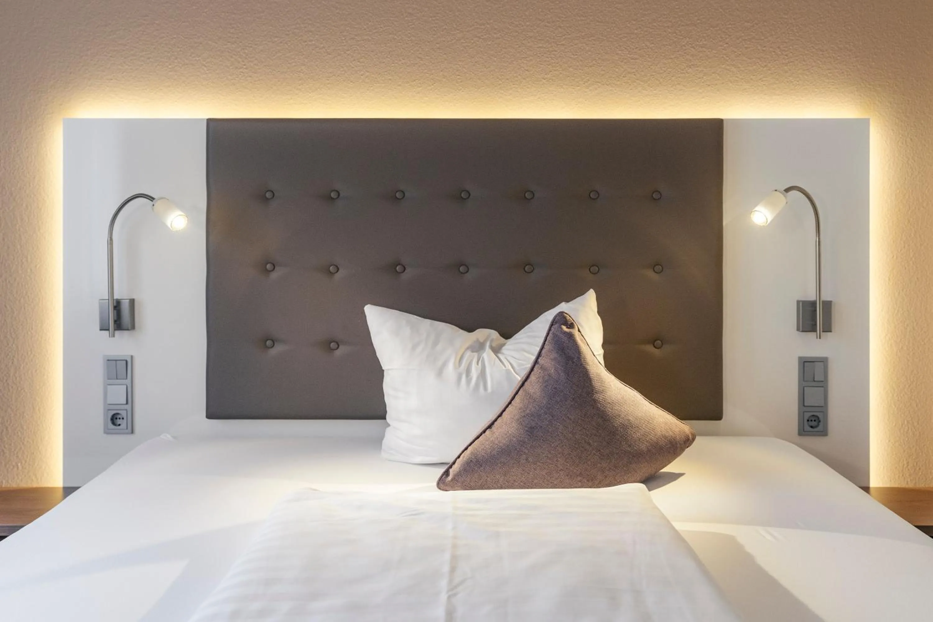 Bed in Hotel Fuchsen