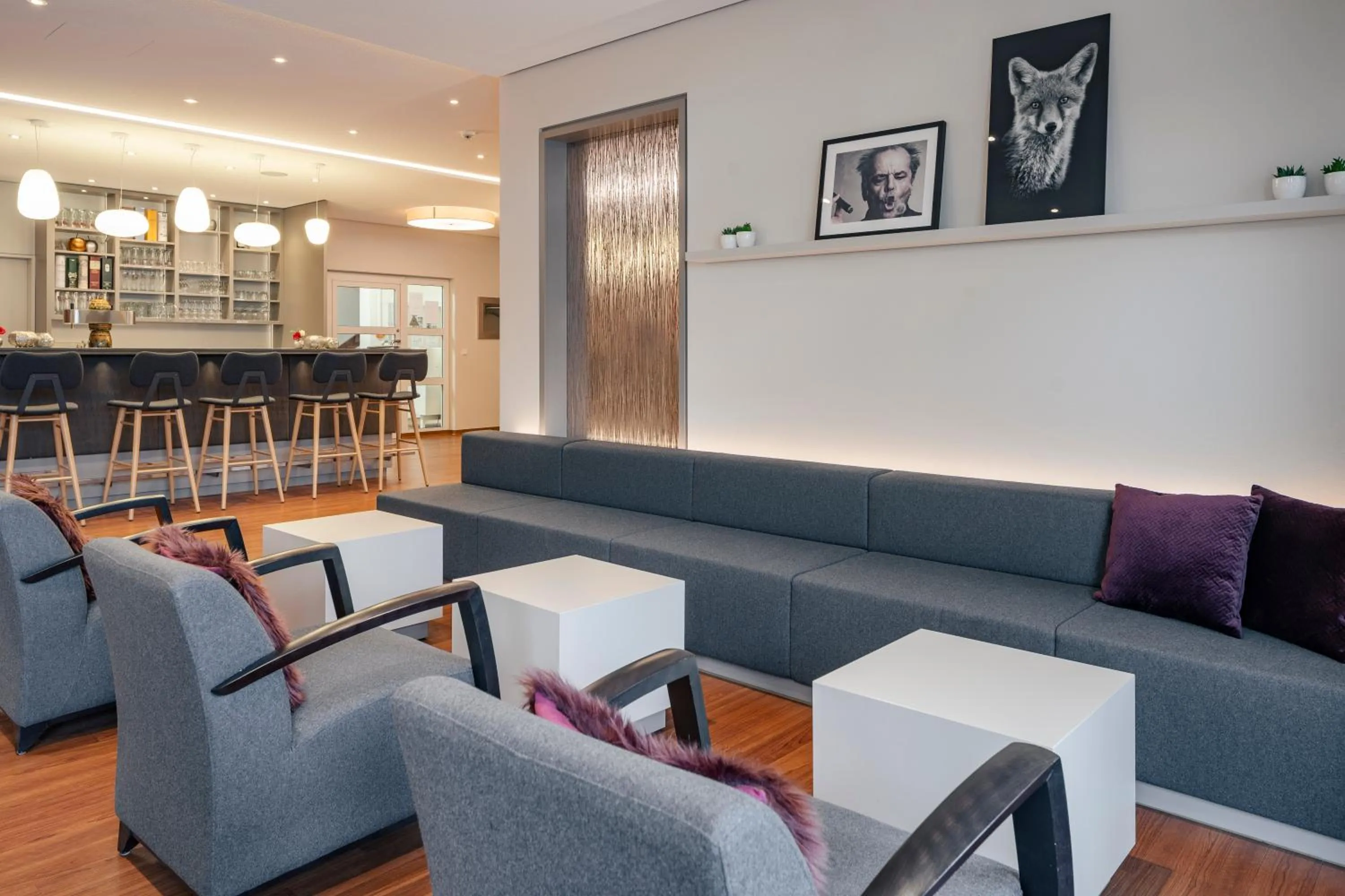 Lobby or reception in Hotel Fuchsen