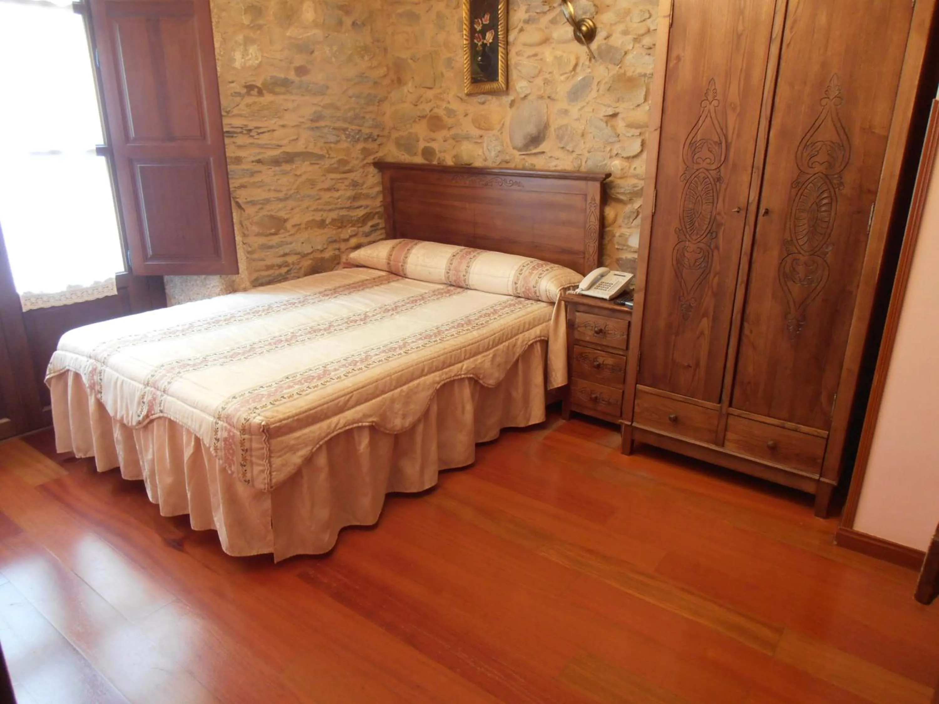 Bed in Hostal Virgen de la Encina