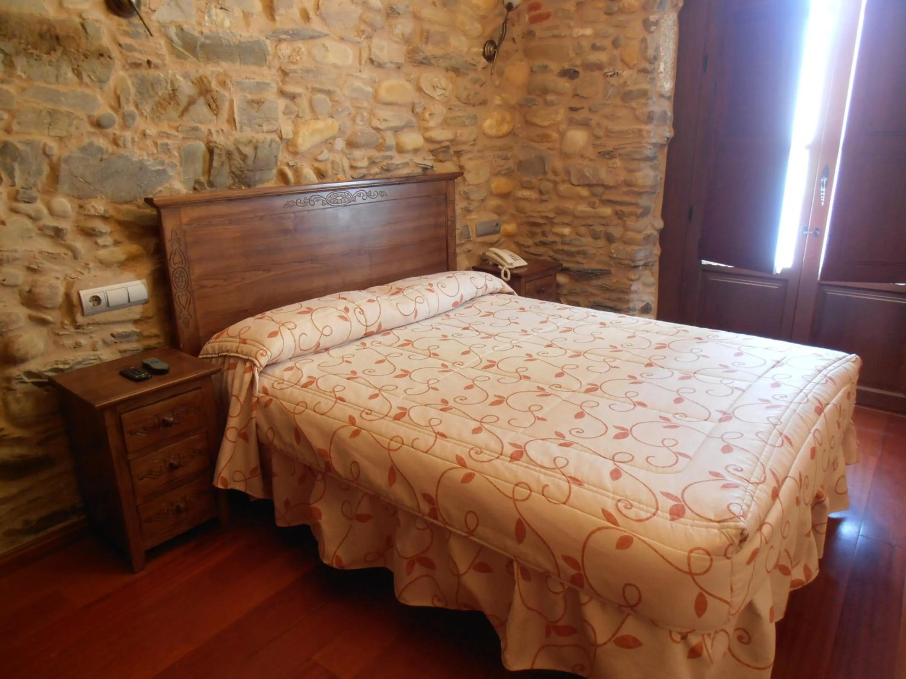 Bed in Hostal Virgen de la Encina