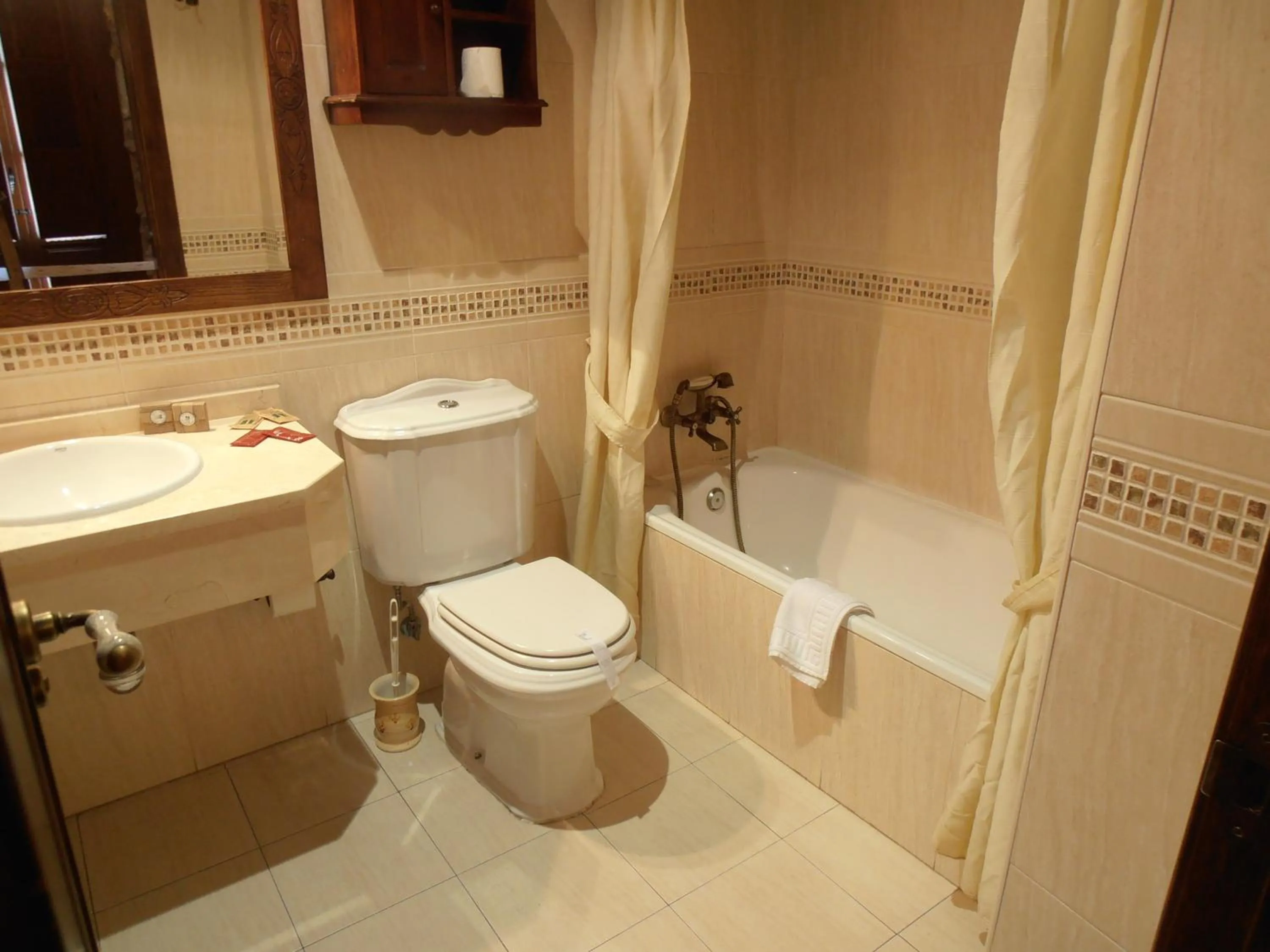 Toilet in Hostal Virgen de la Encina