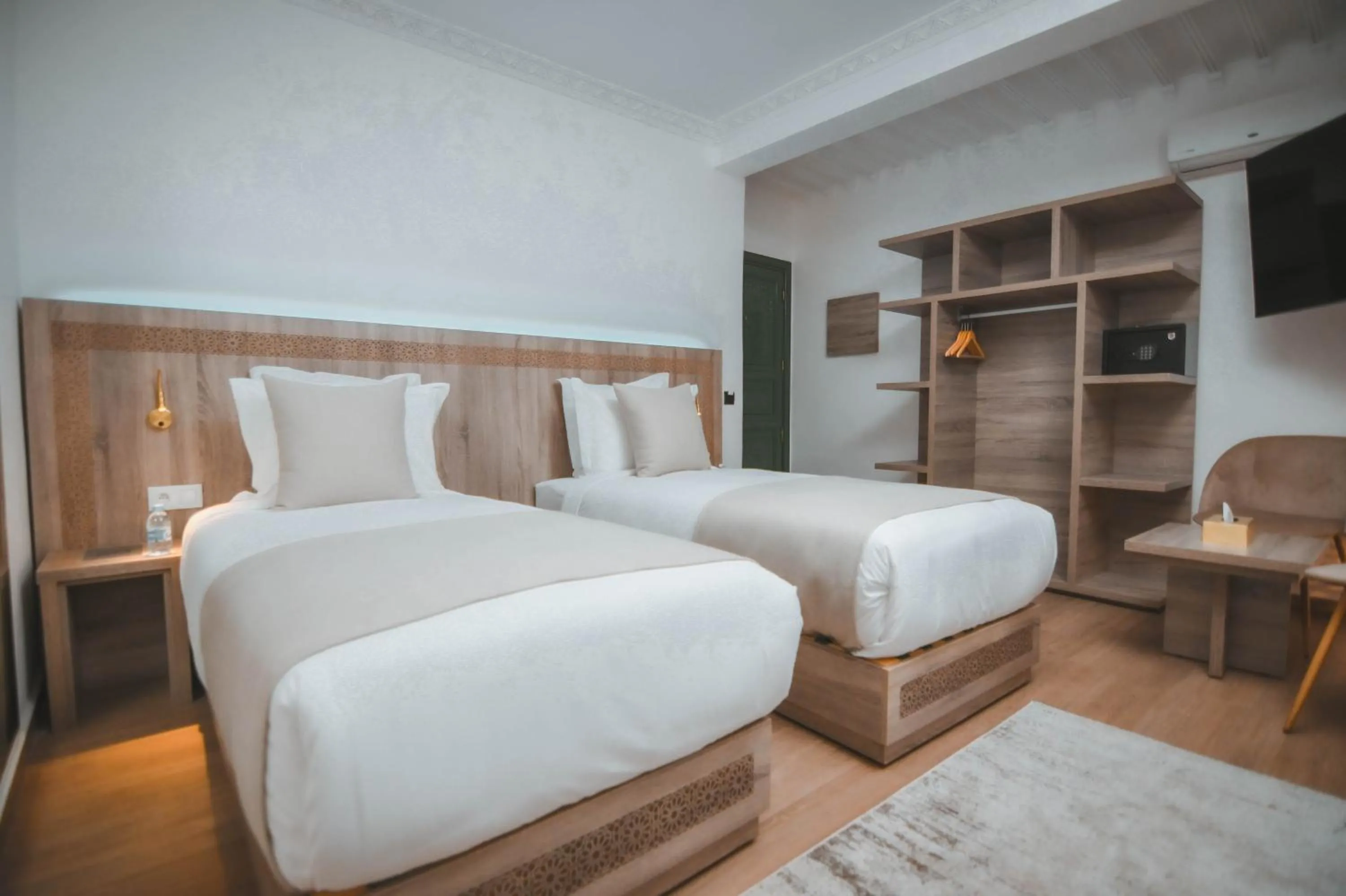 Bed in 555 Hotel Clubbing Adults Only