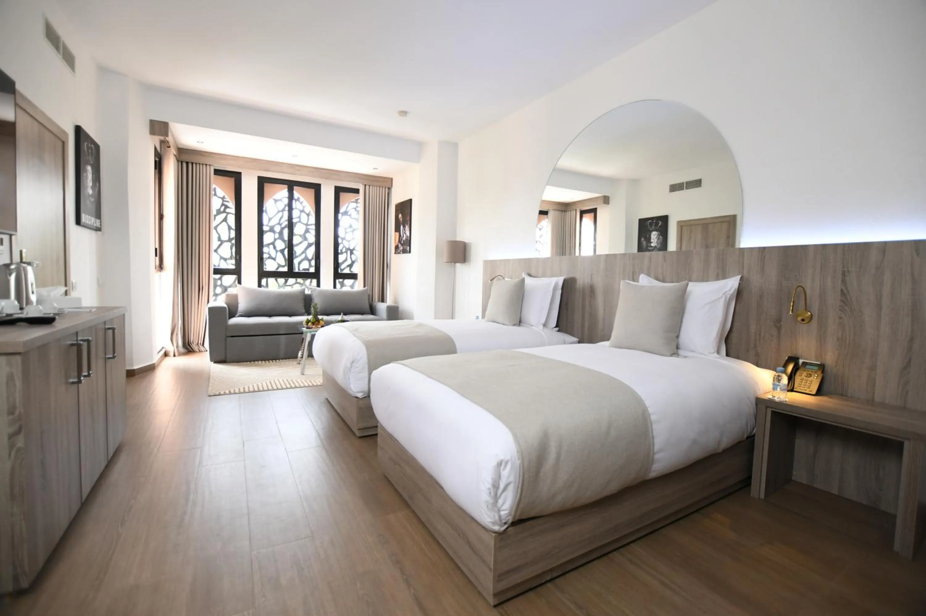 Bed in 555 Hotel Clubbing Adults Only