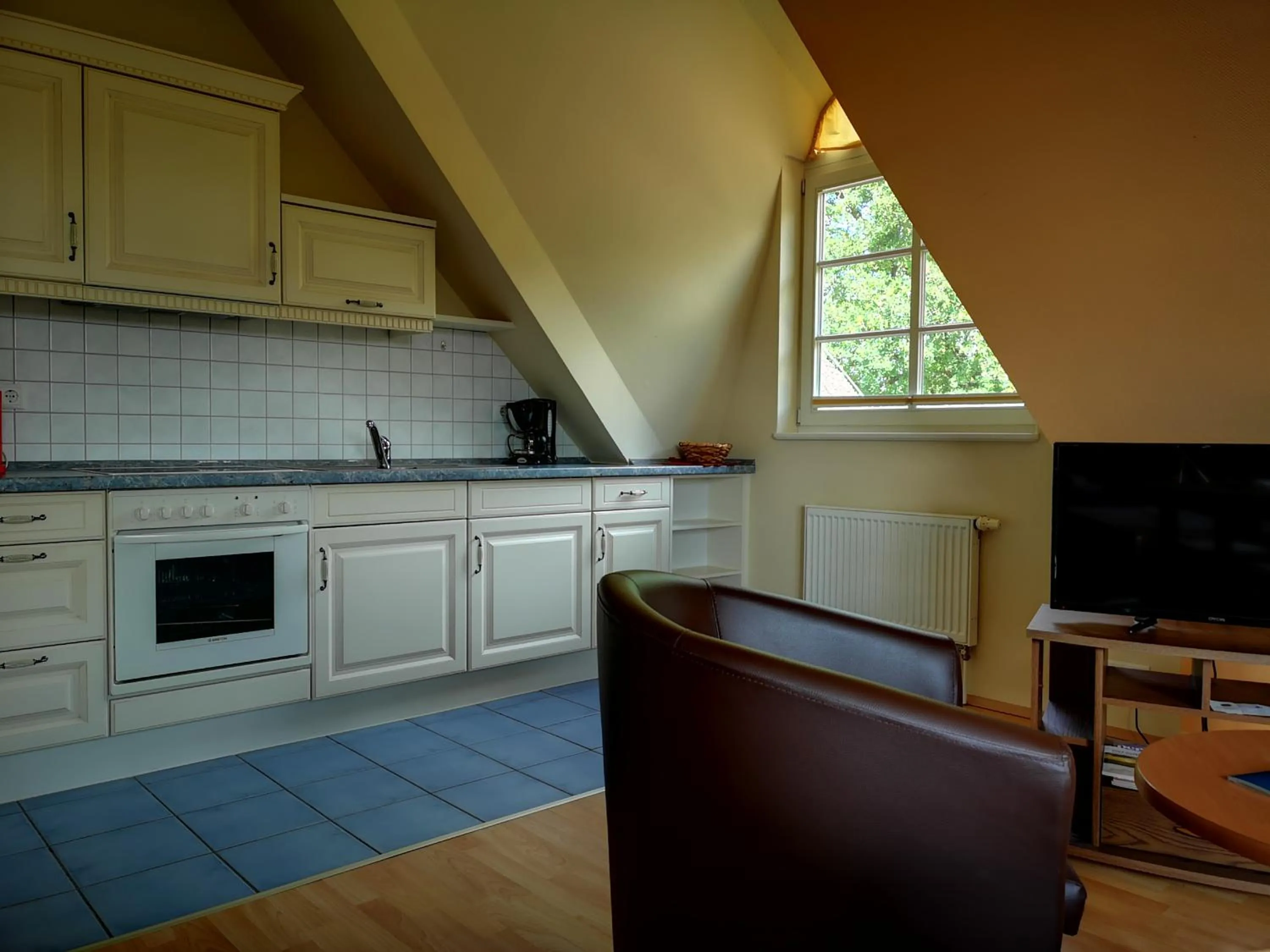 Kitchen or kitchenette in Golfcentrum Schloss Karnitz Rügen