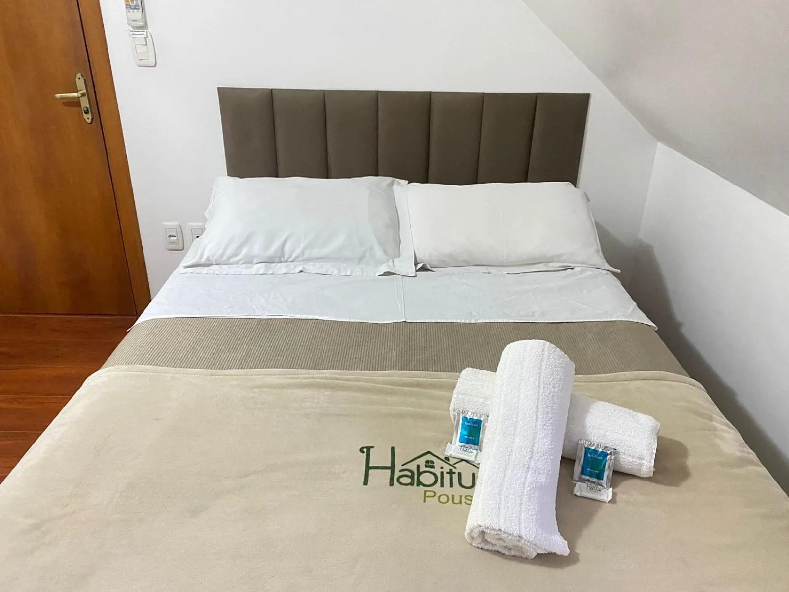 Bed in Pousada Habitue