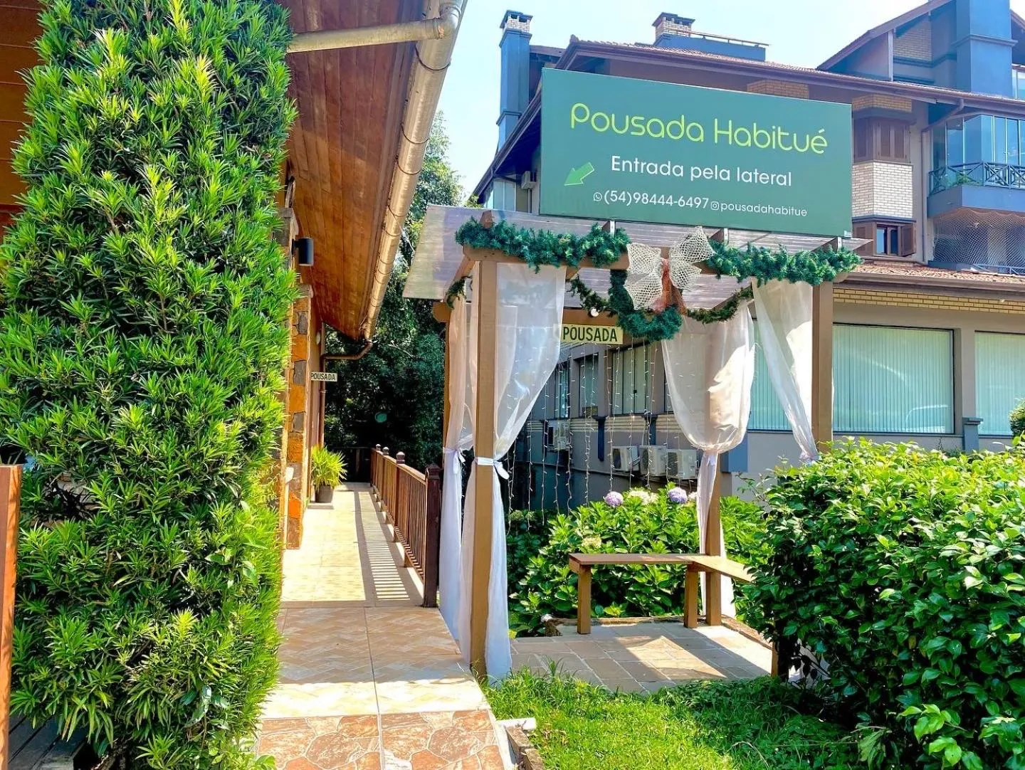 Patio in Pousada Habitue