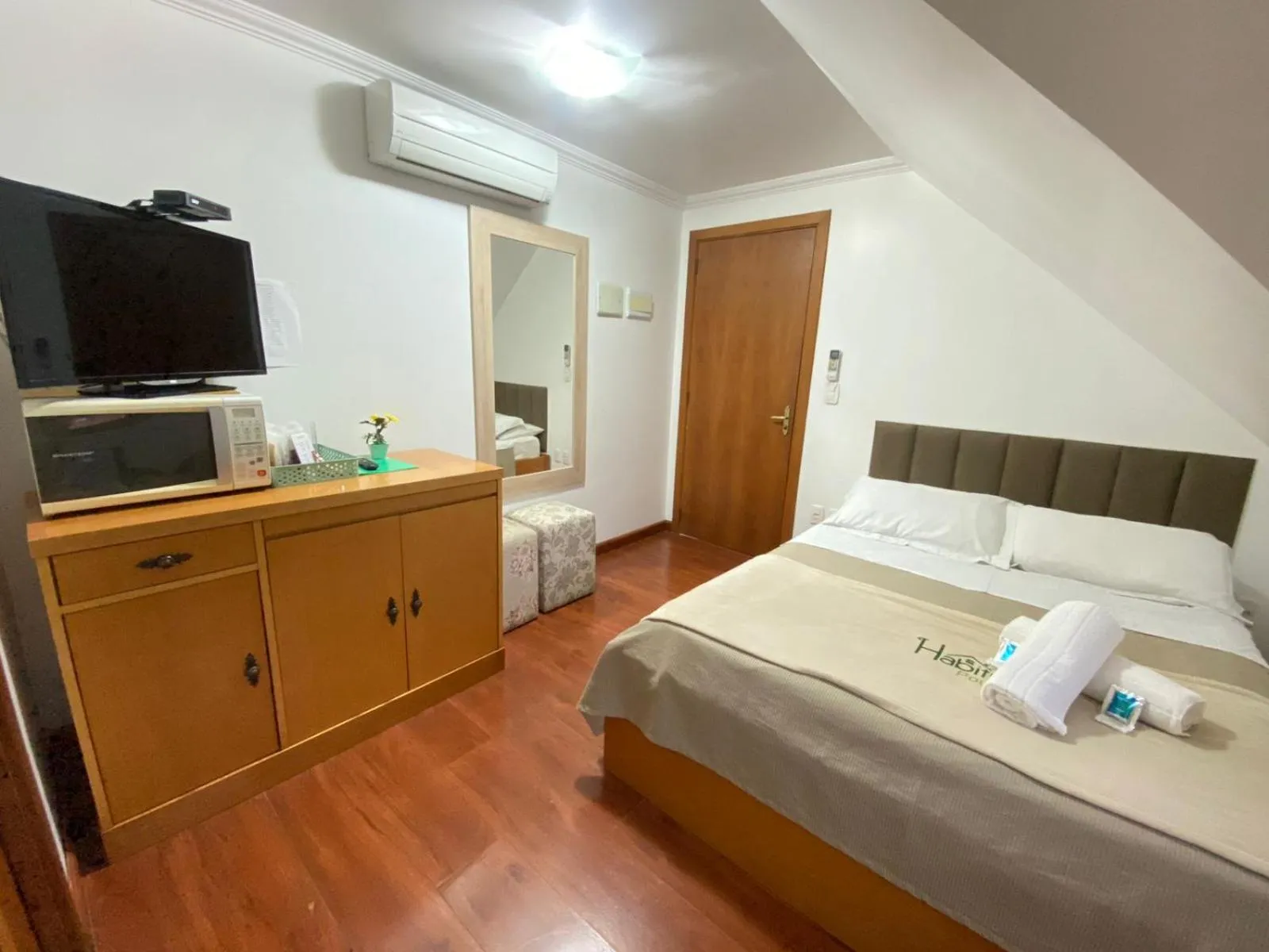 Bedroom, Bed in Pousada Habitue