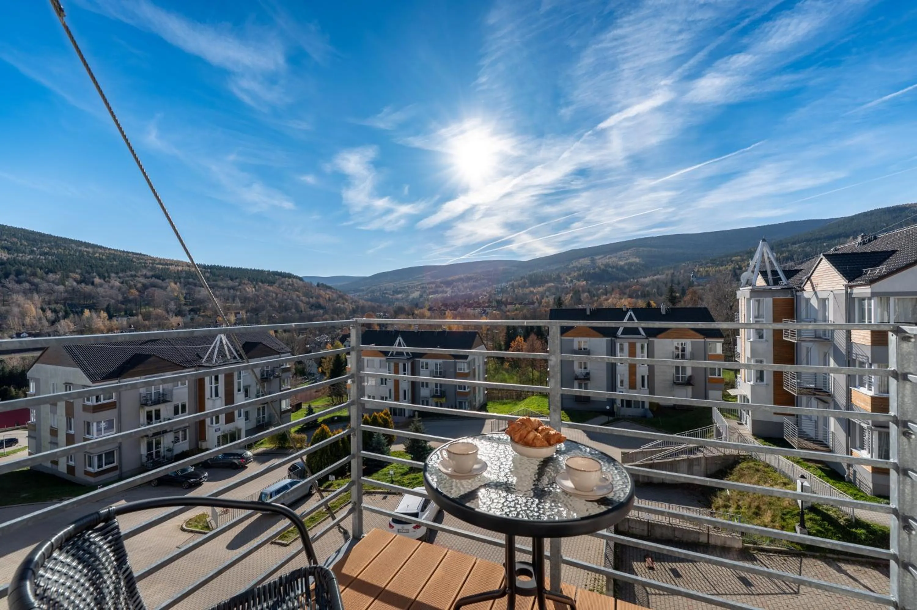 Natural landscape in Apartamenty Izerskie