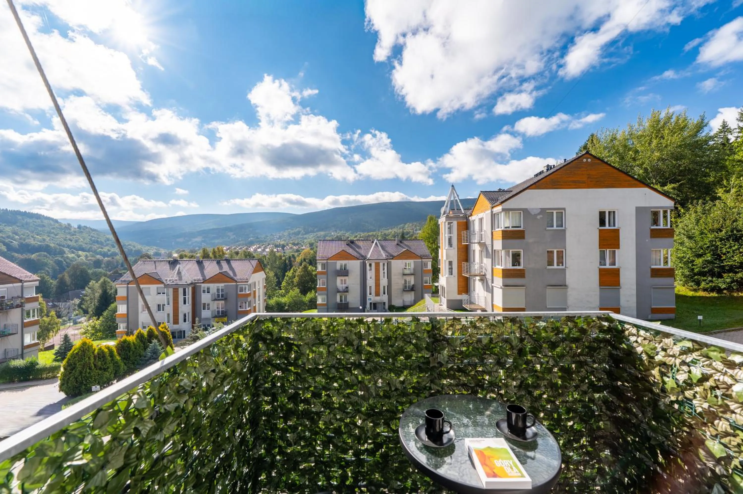Natural landscape in Apartamenty Izerskie