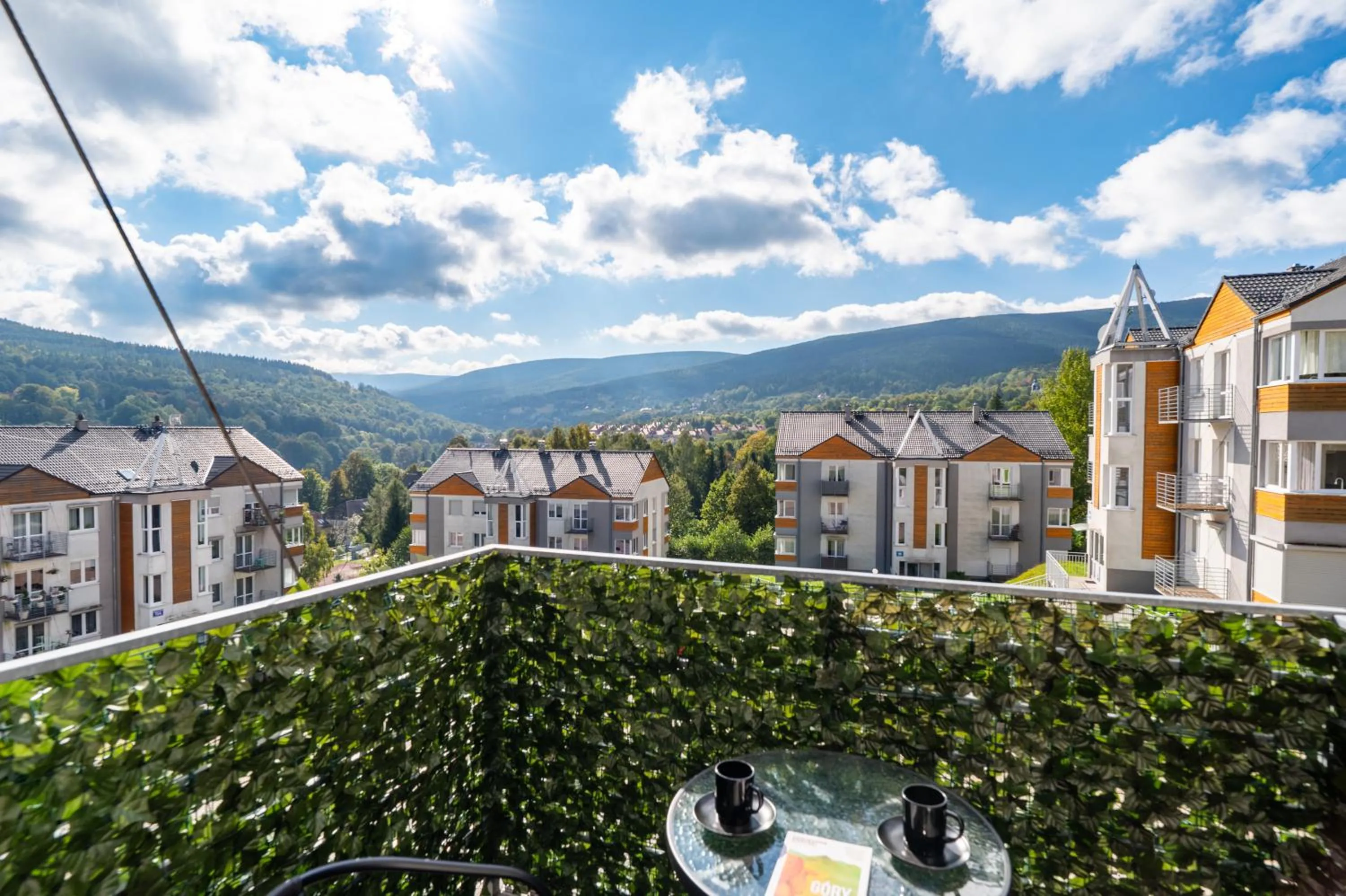 Natural landscape in Apartamenty Izerskie
