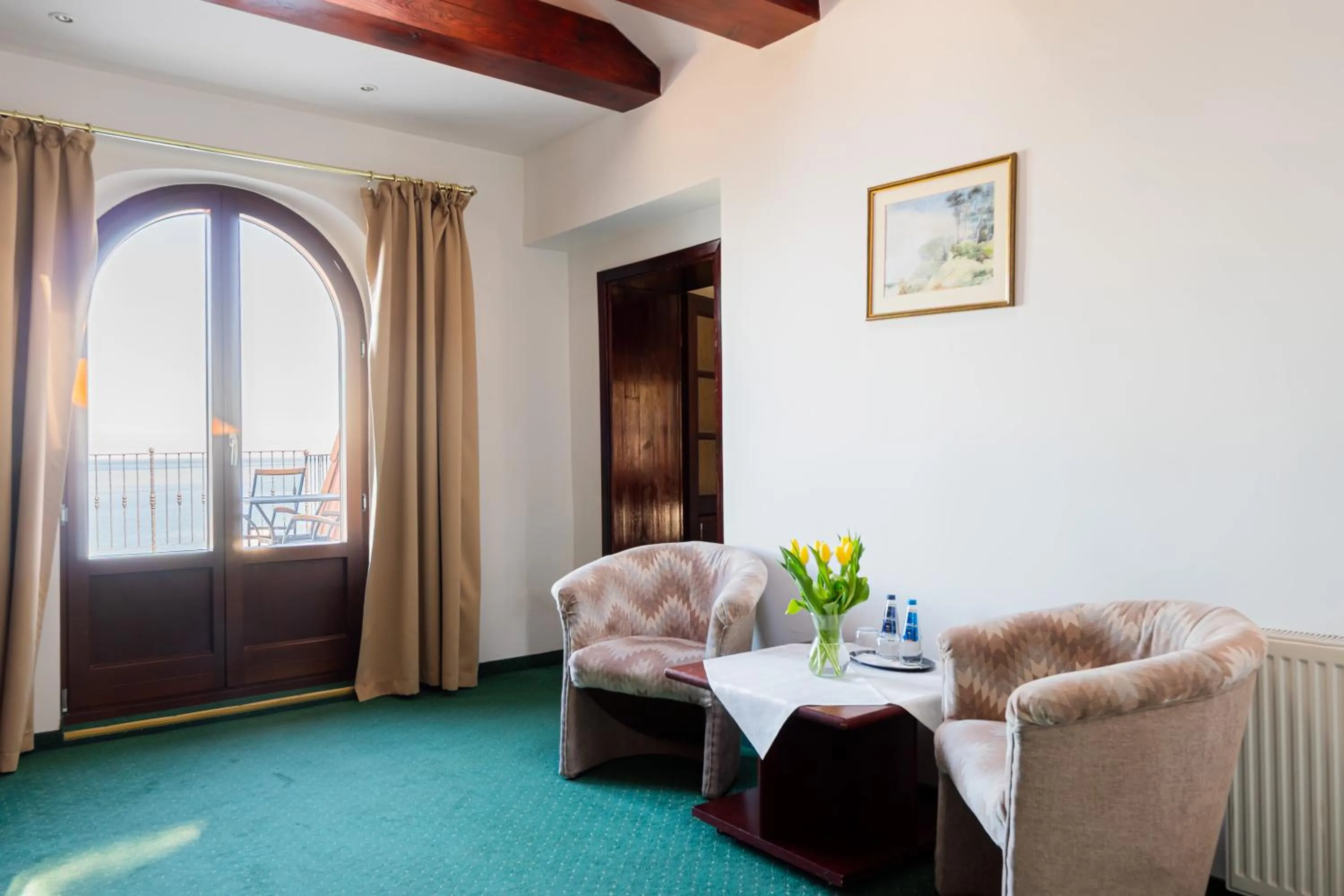 Living room, Bed in Willa Victor - Widok Na Morze - Najpiekniejszy w Polsce - Śniadanie w Cenie