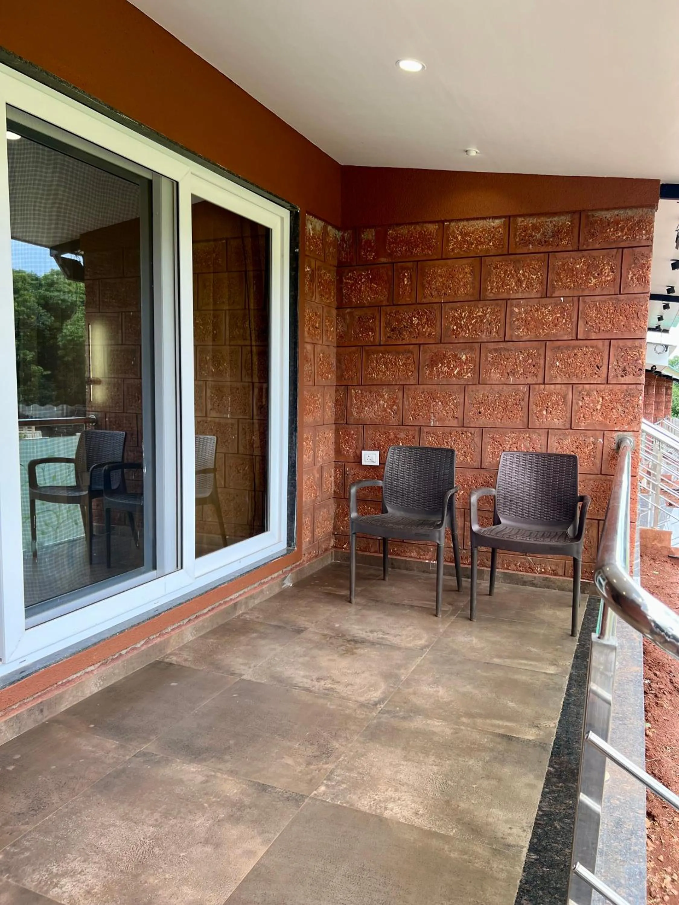 Balcony/Terrace in Sabas Tent & Cottages
