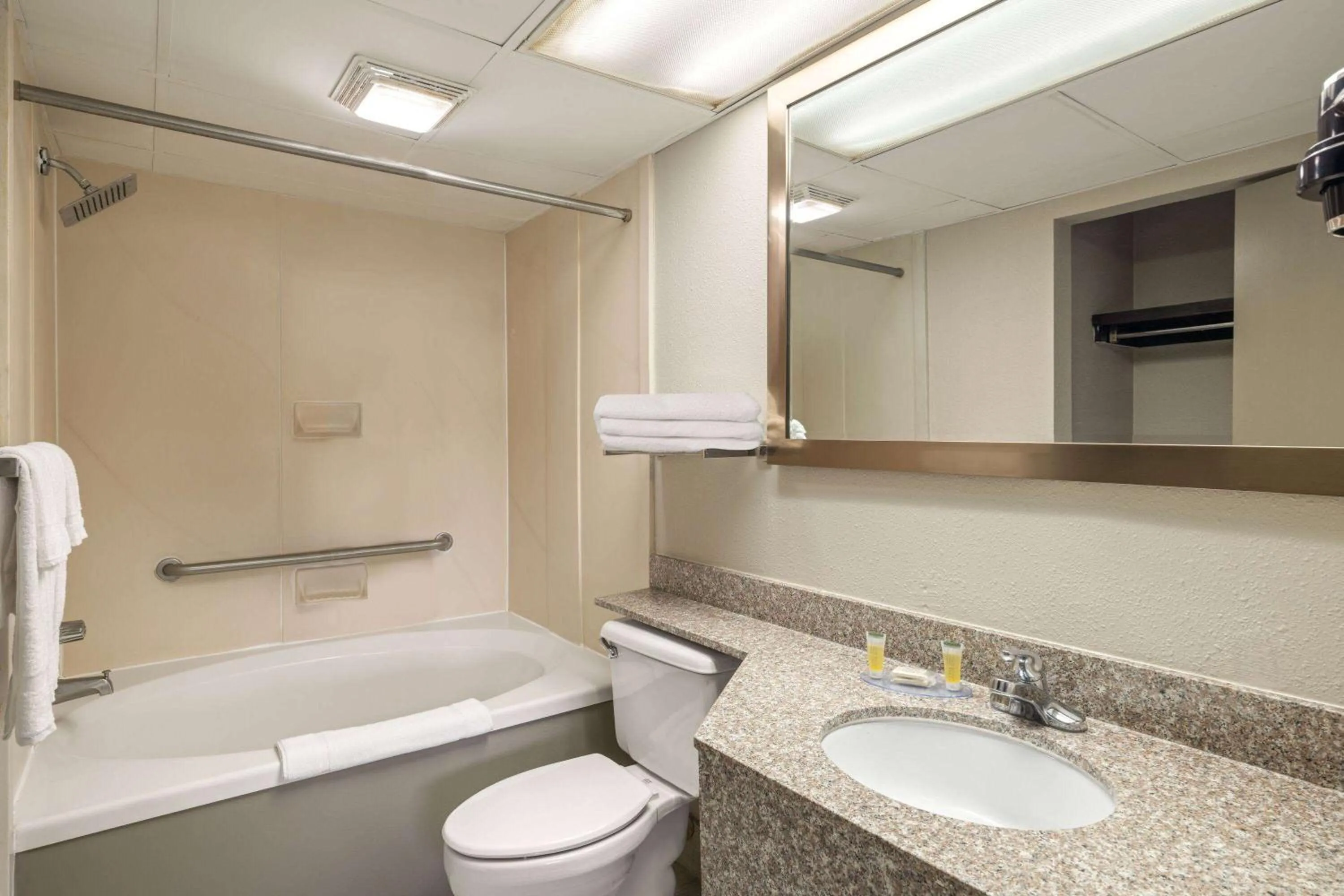 Bathroom in Days Inn by Wyndham Weldon Roanoke Rapids