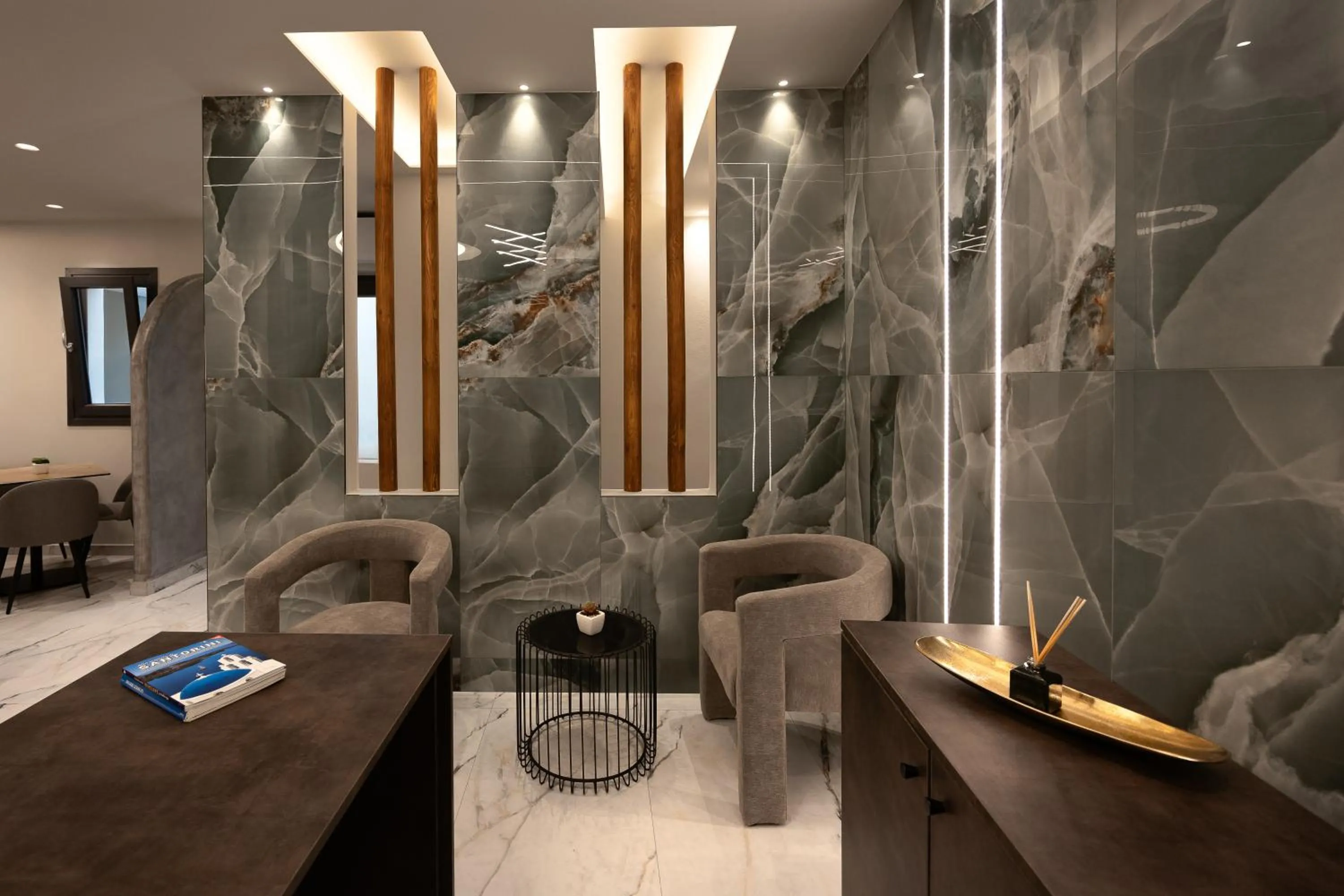 Lobby or reception in Kudos Suites Firostefani