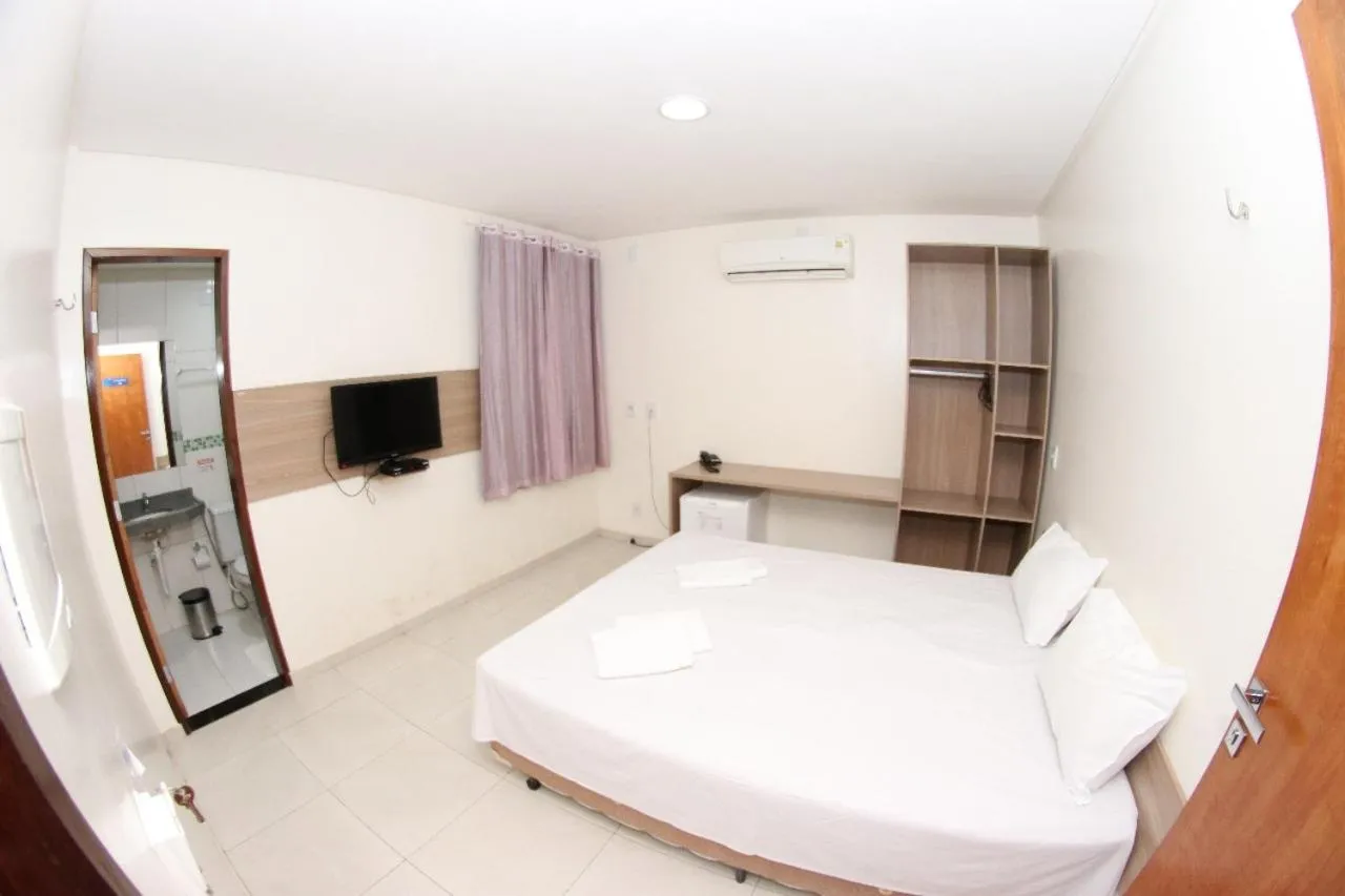 Bed in Pousada Santo André - O Apóstolo