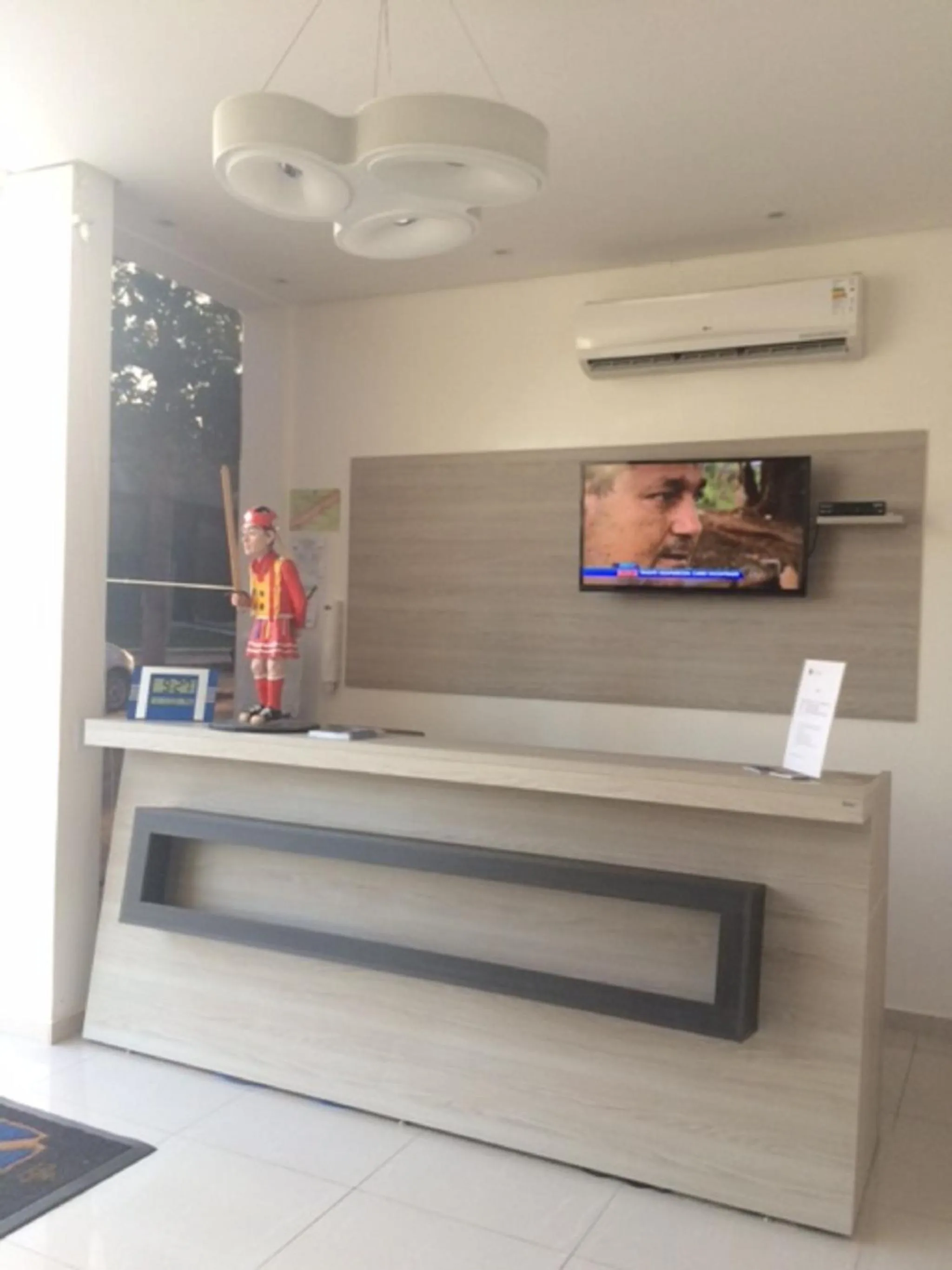 Lobby or reception in Pousada Santo André - O Apóstolo