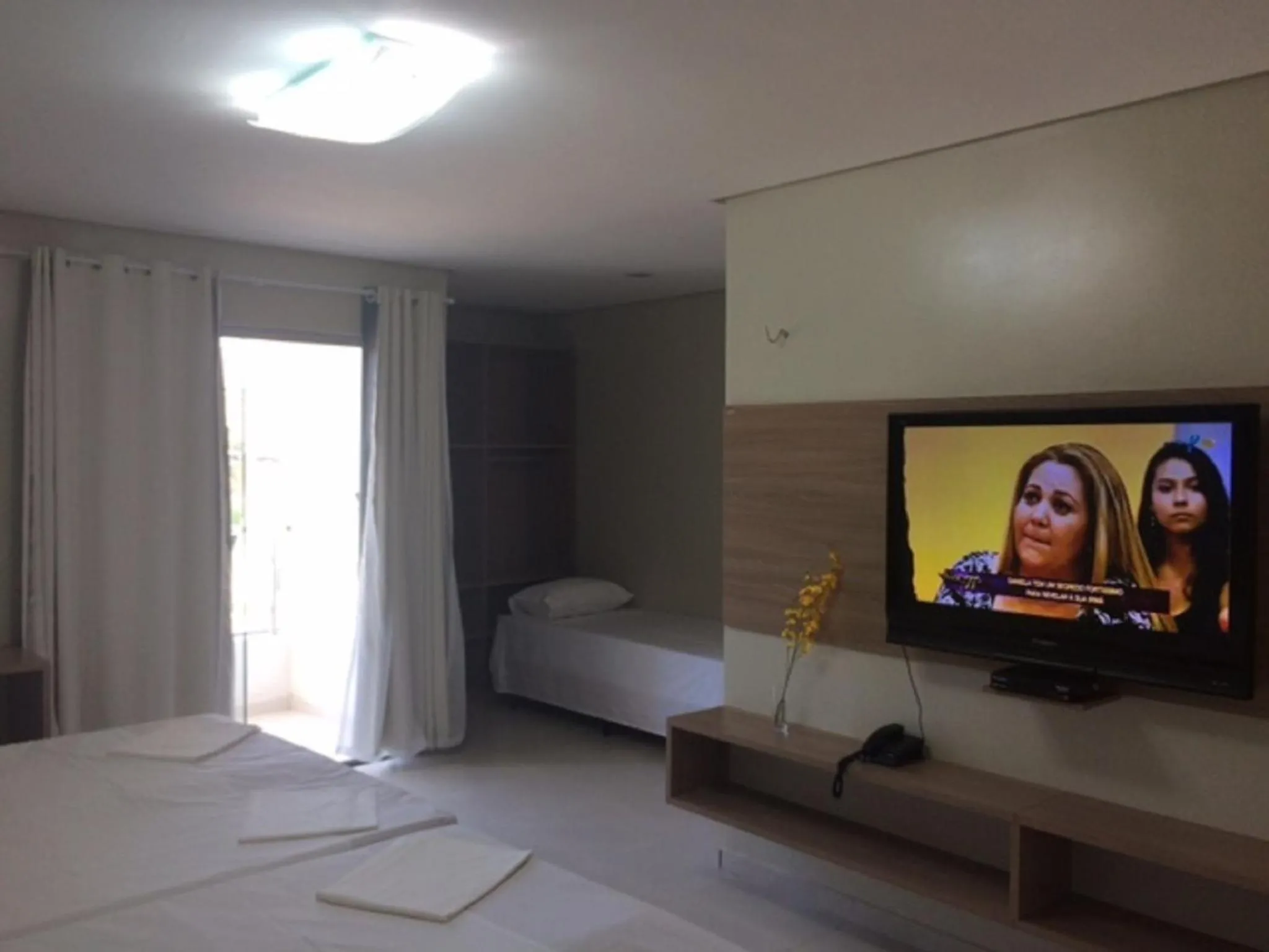 TV and multimedia, Bed in Pousada Santo André - O Apóstolo