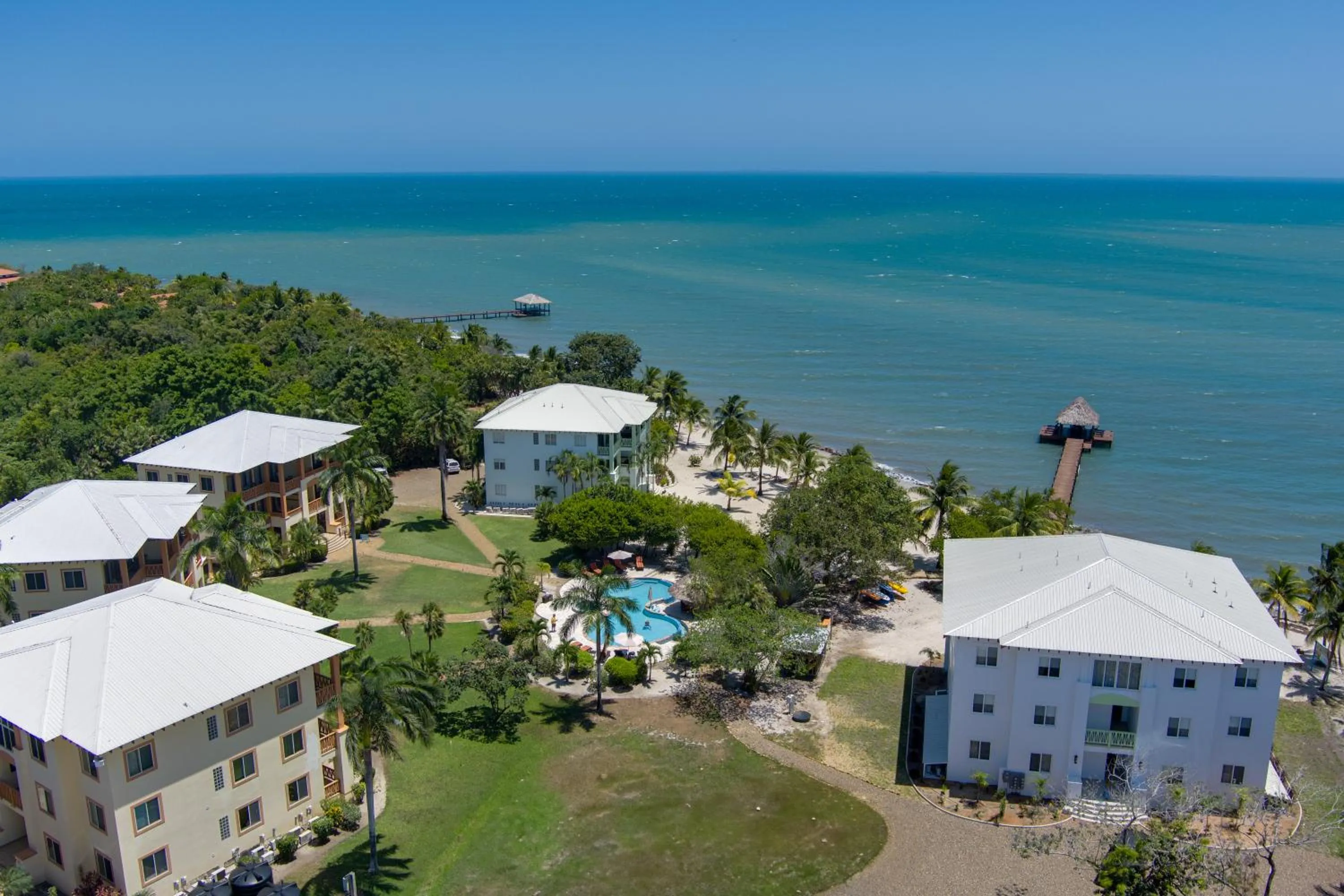 Bird's eye view in Marazul Belize