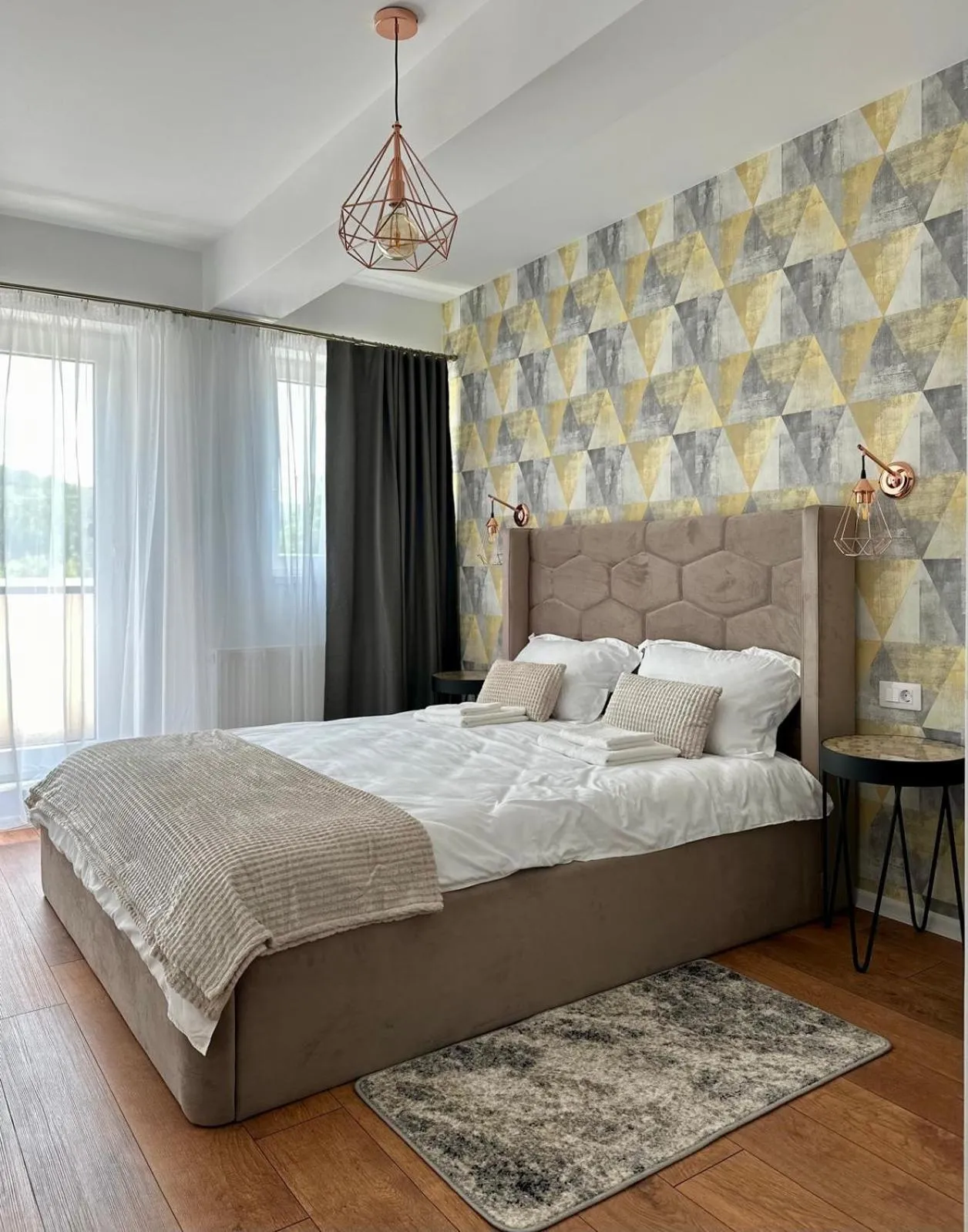 Bed in Anto Apartments