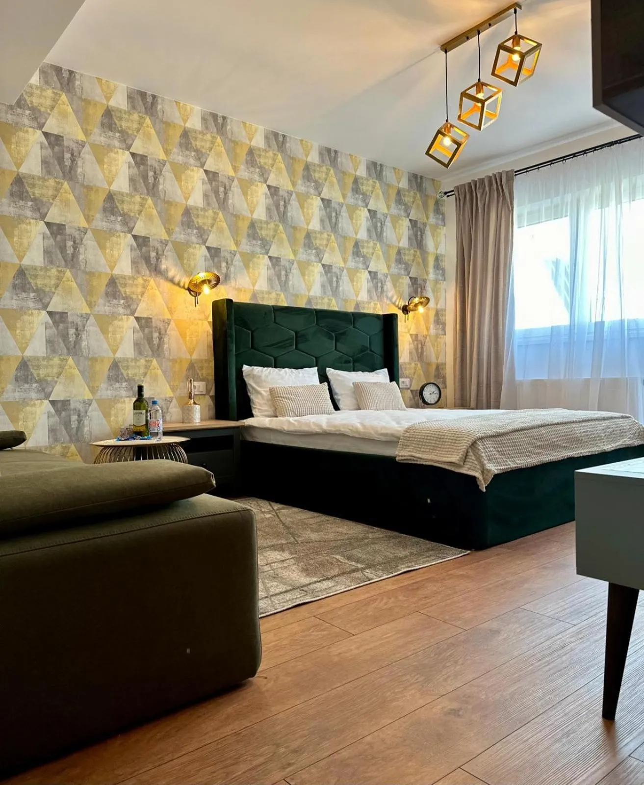 Bed in Anto Apartments