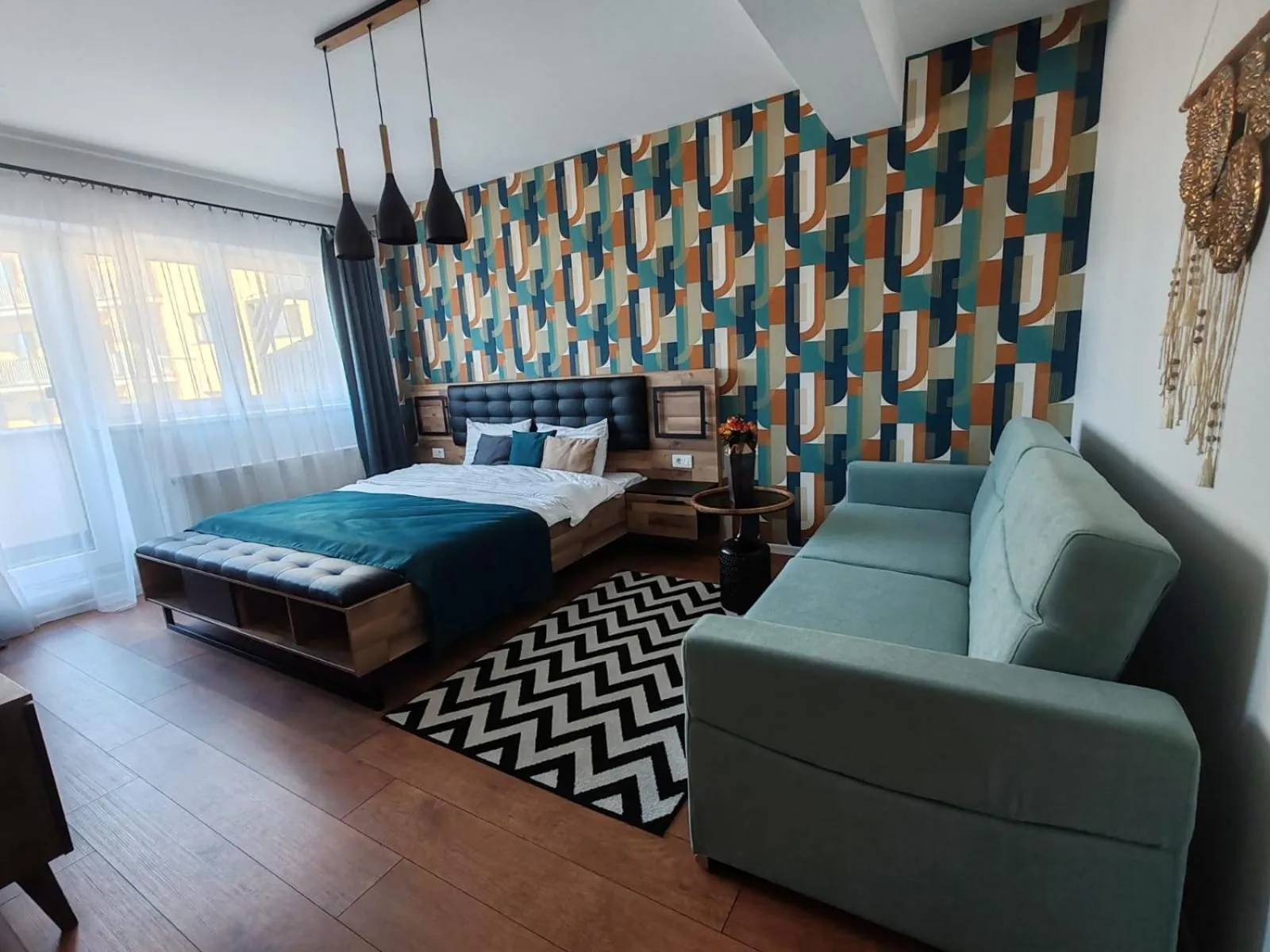 Bed in Anto Apartments