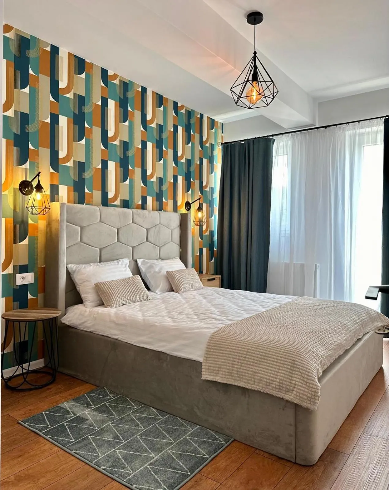 Bed in Anto Apartments