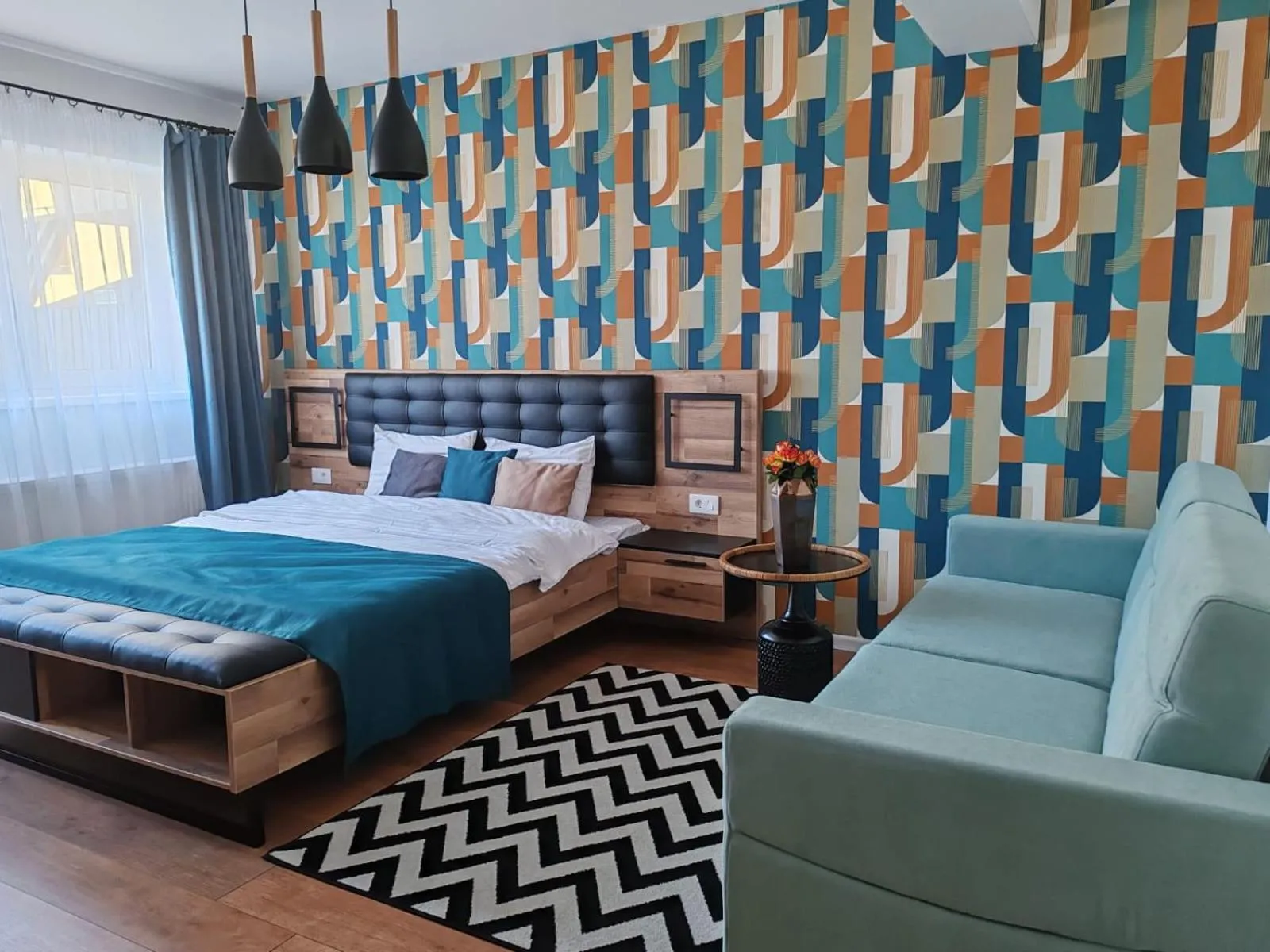 Bed in Anto Apartments