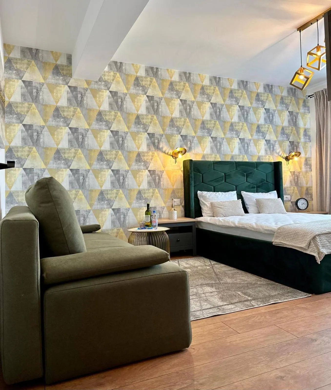 Bed in Anto Apartments