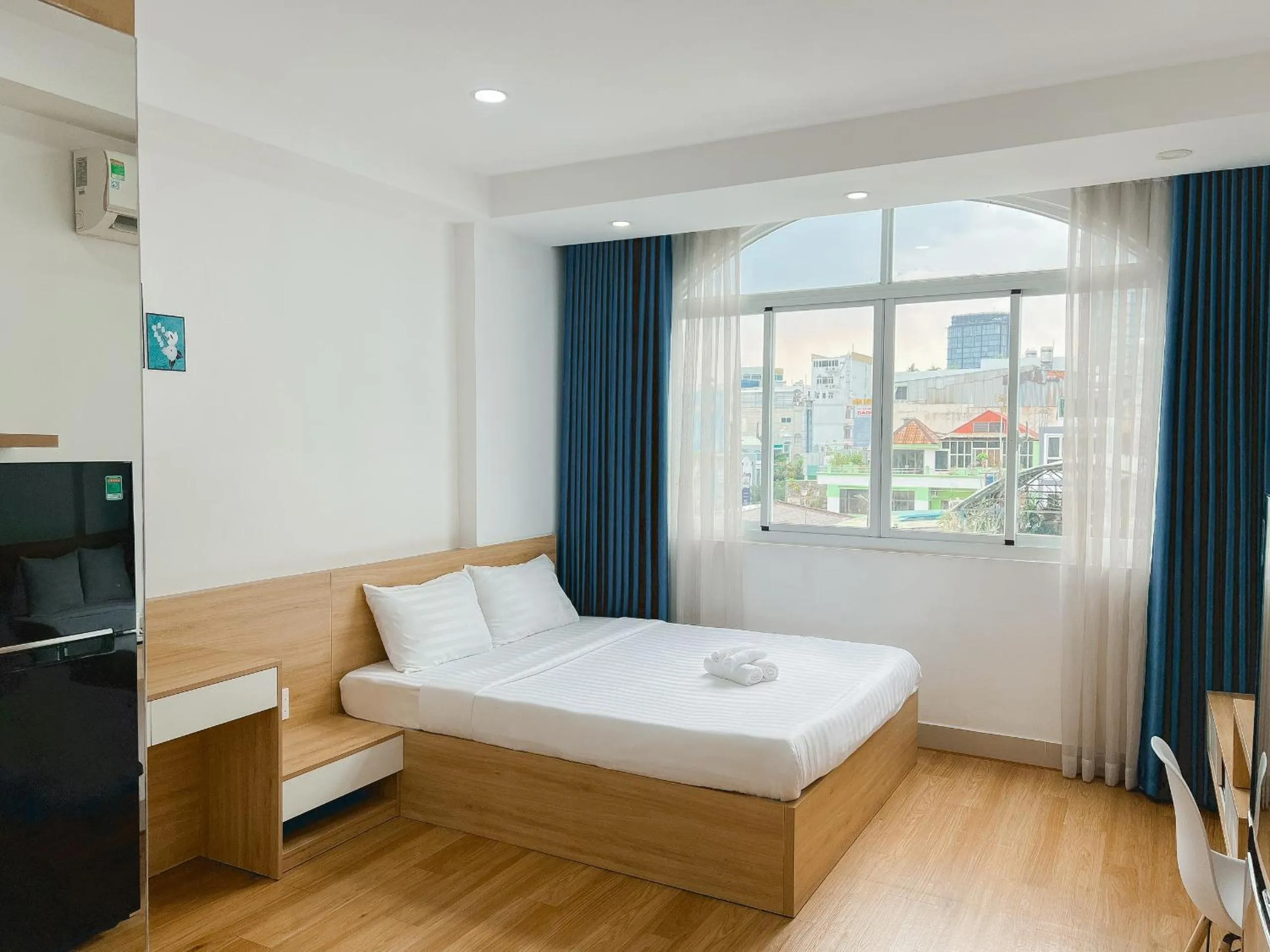 Kitchen or kitchenette, Bed in Home Away Ky Con - Serviced Apartment