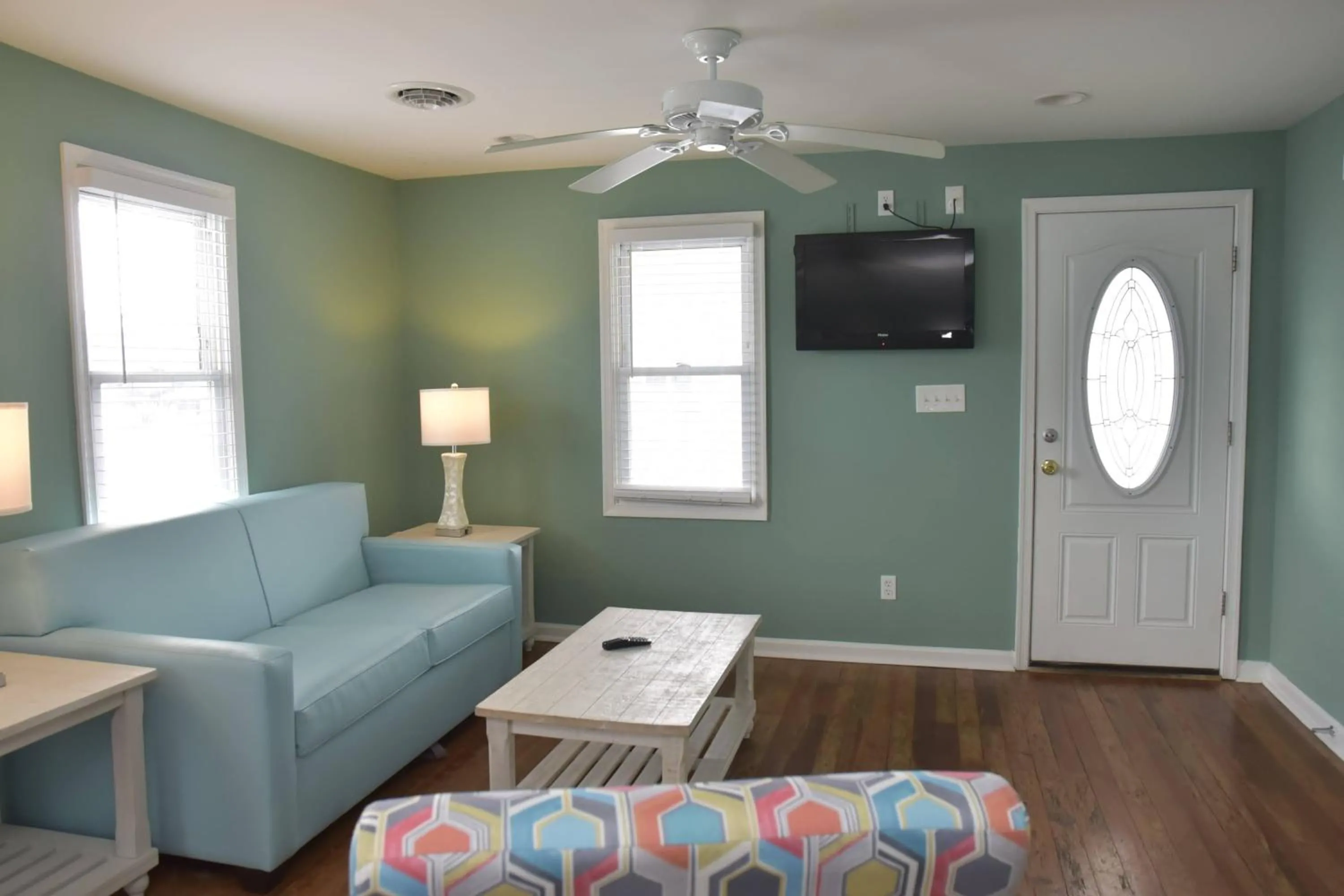Living room in South Beach Apartment Ocean City, MD