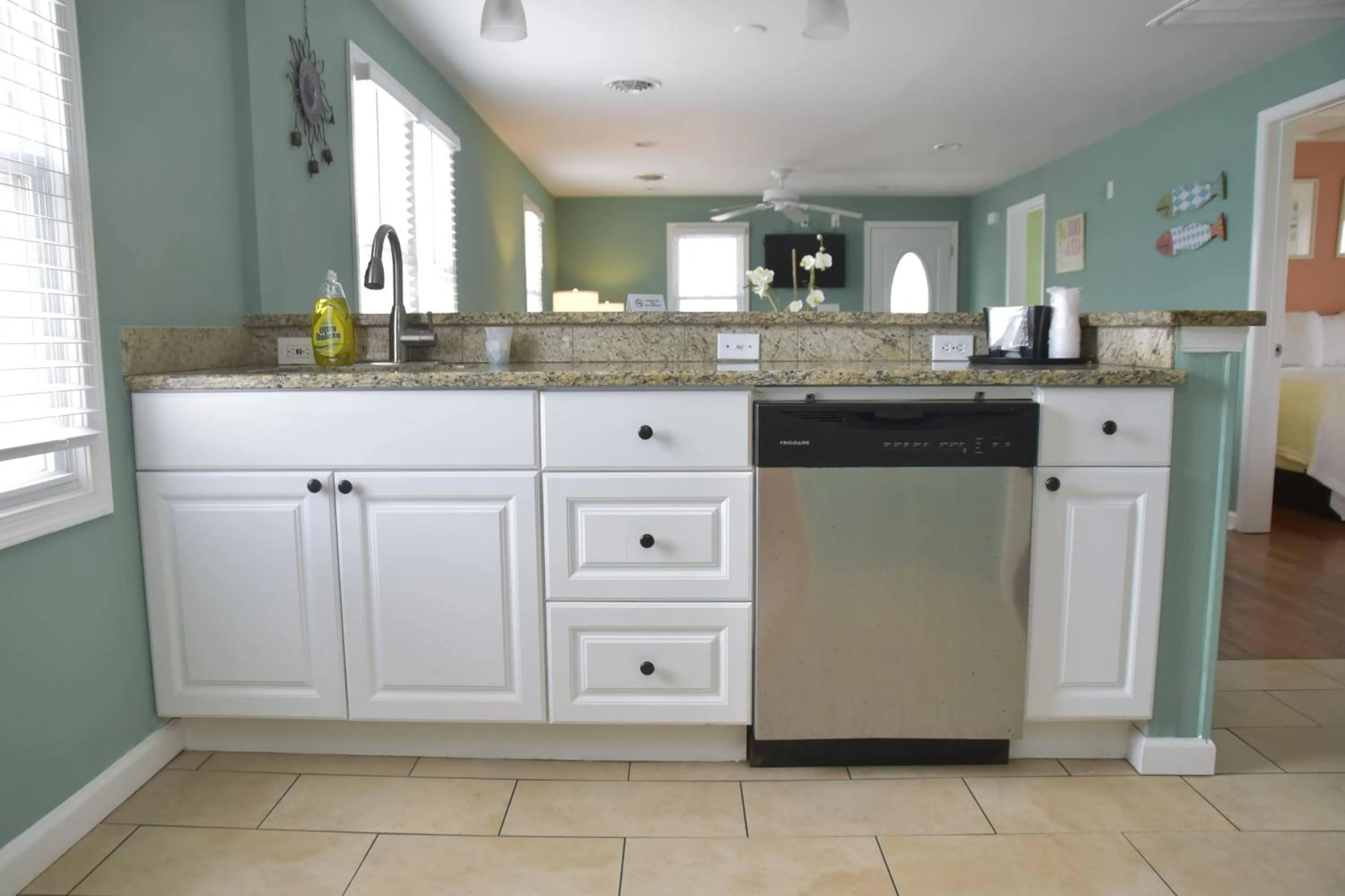 Kitchen or kitchenette in South Beach Apartment Ocean City, MD