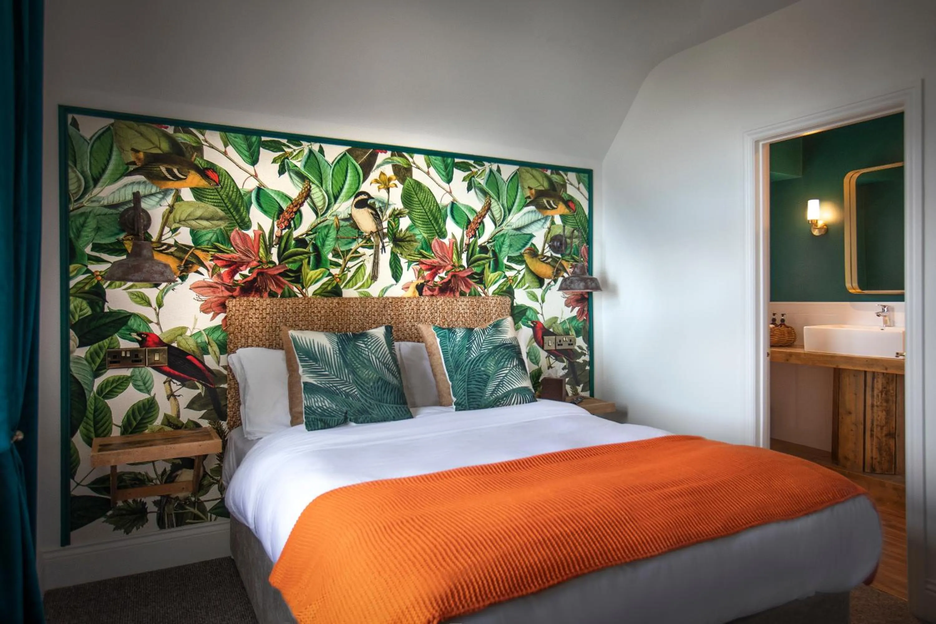 Decorative detail, Bed in The Bath Hotel