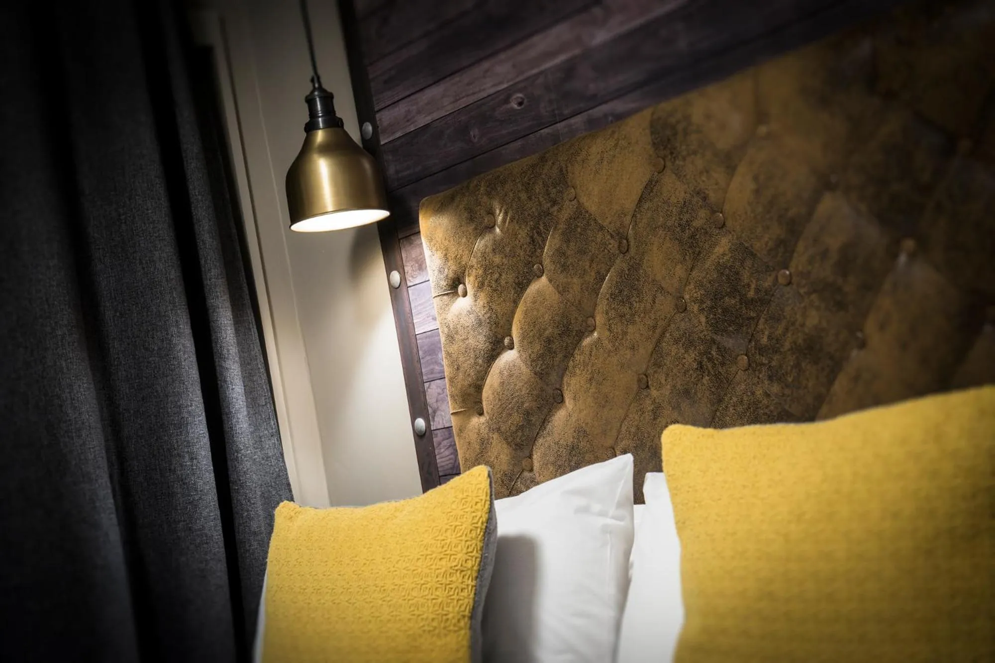 Decorative detail, Bed in The Bath Hotel