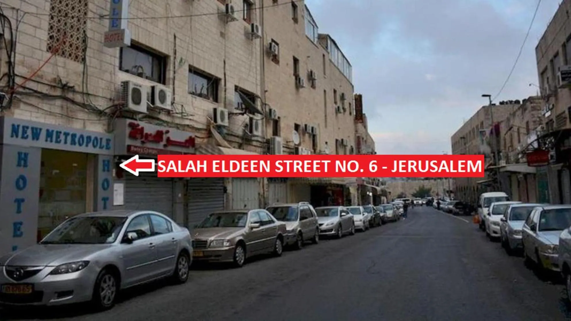 Property building in New Metropole Hotel - Jerusalem