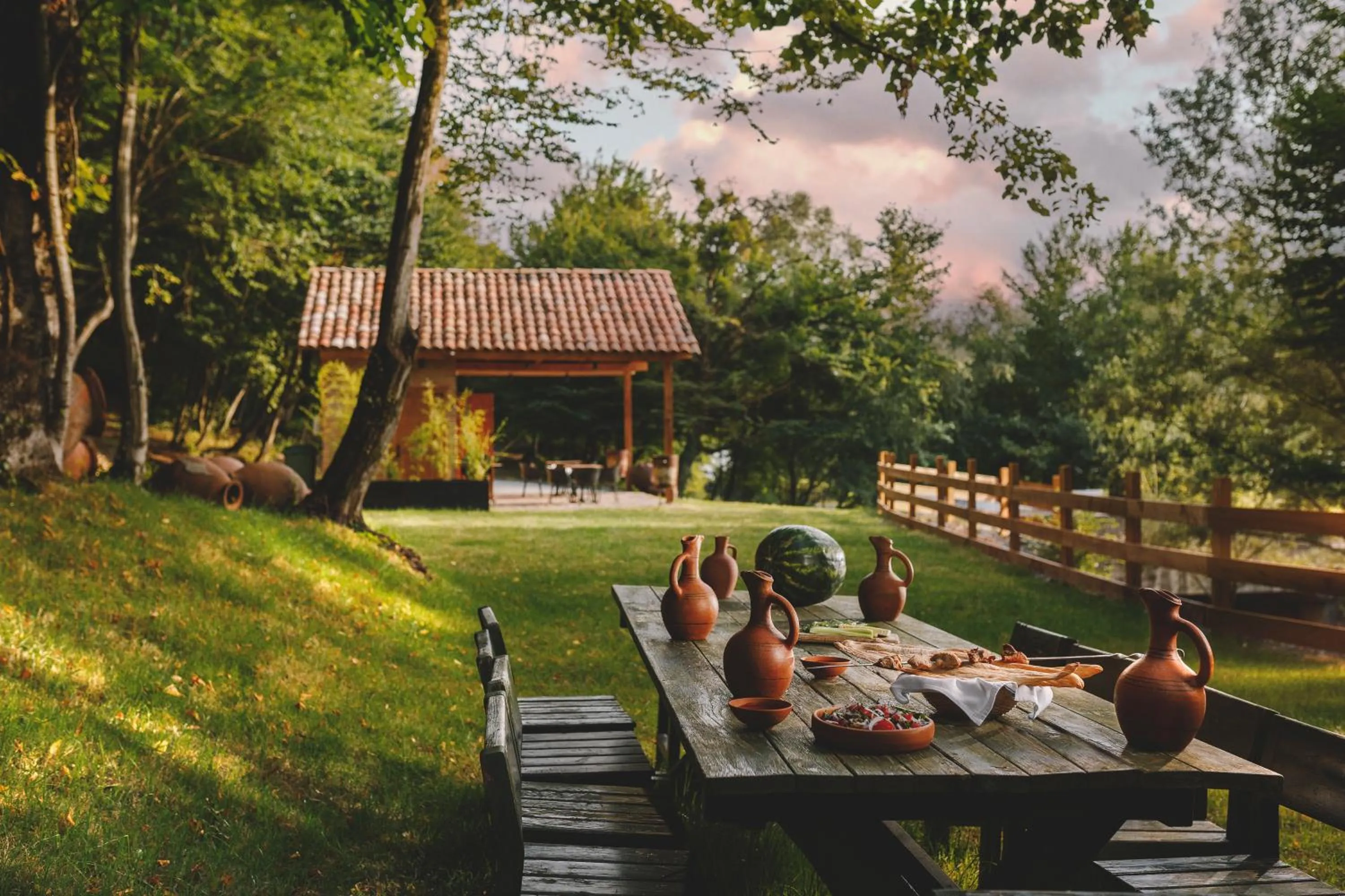 Natural landscape in Kvareli Lake Resort