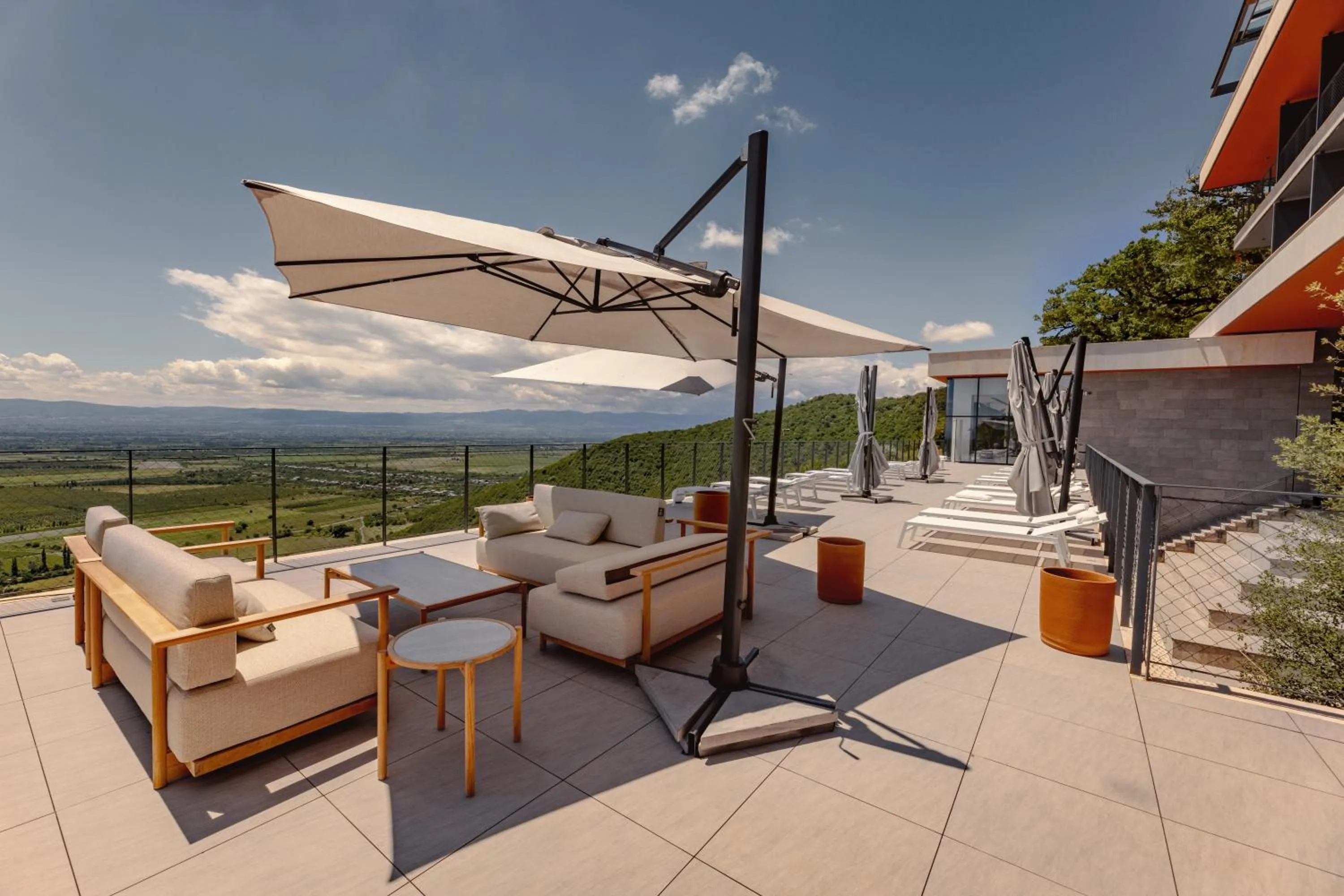 Natural landscape in Kvareli Lake Resort