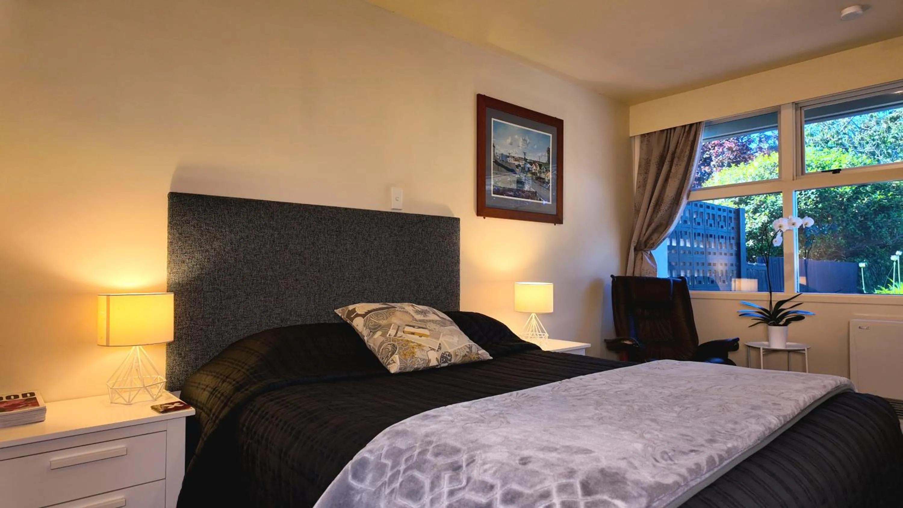 Bed in Mount View Motel Hawera