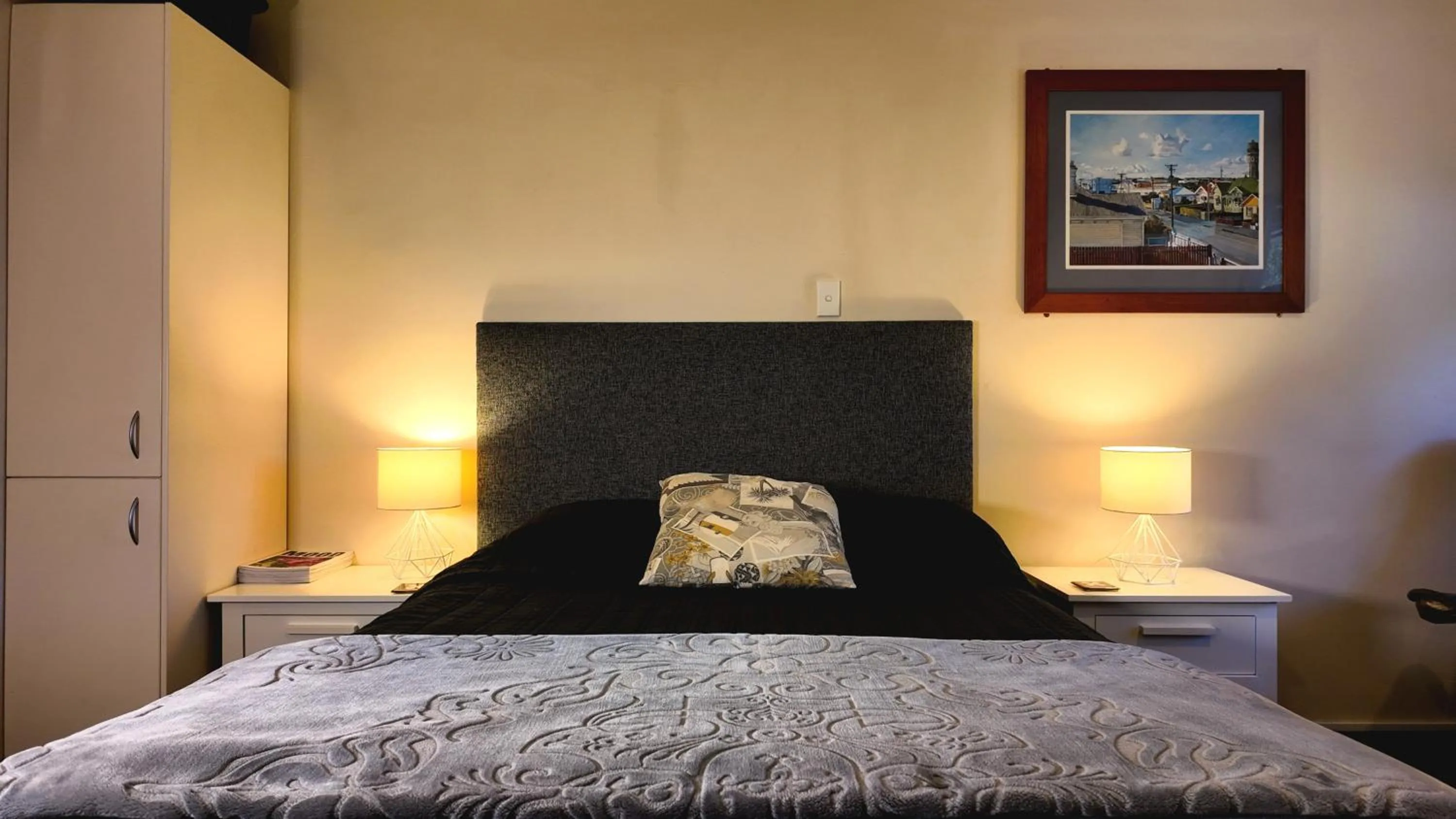 Bed in Mount View Motel Hawera