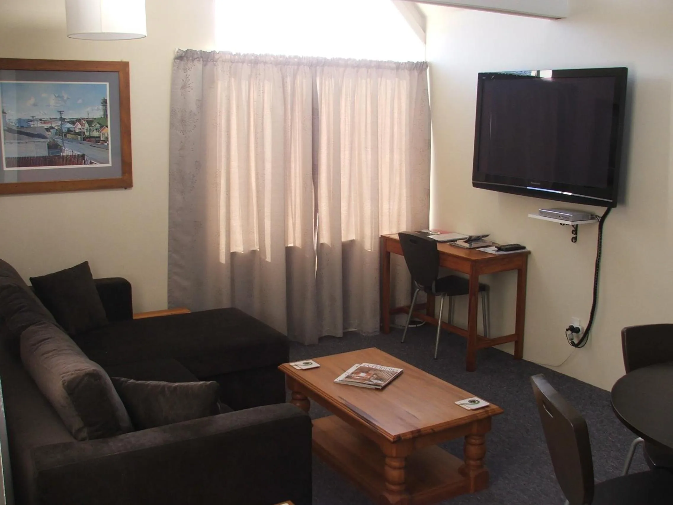 Living room in Mount View Motel Hawera
