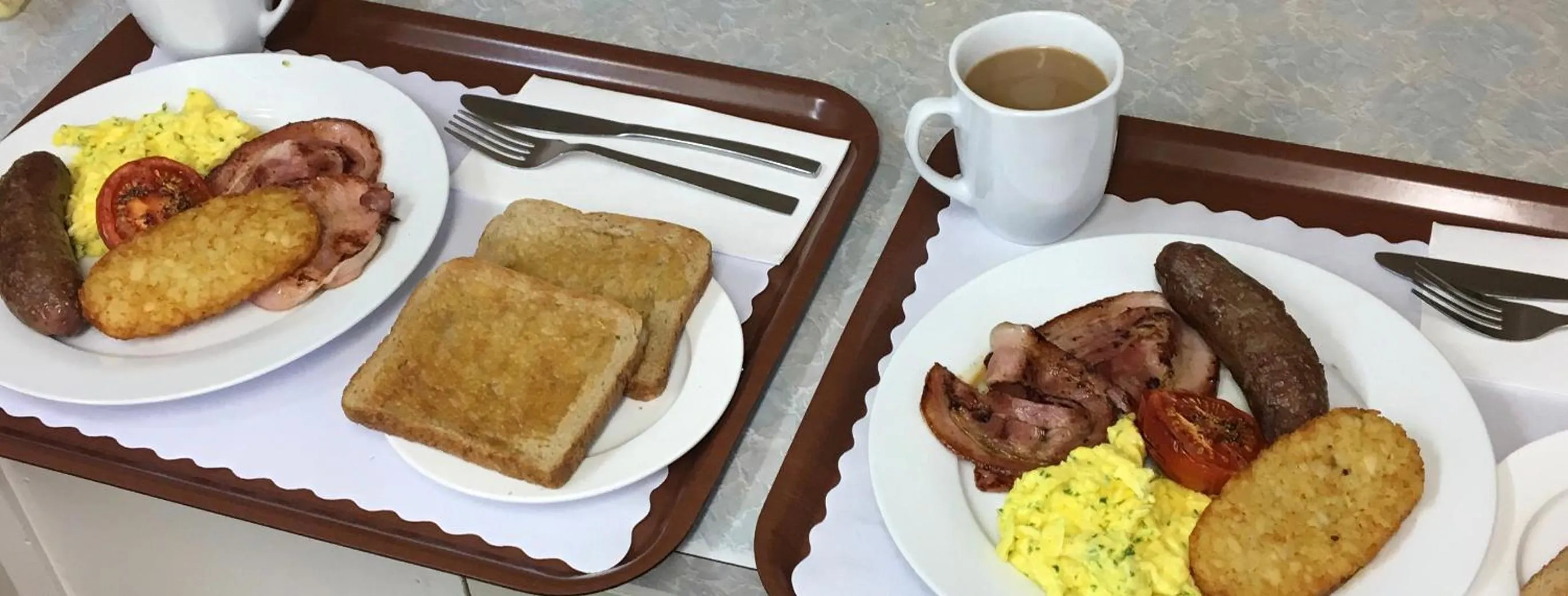 English/Irish breakfast in Mount View Motel Hawera