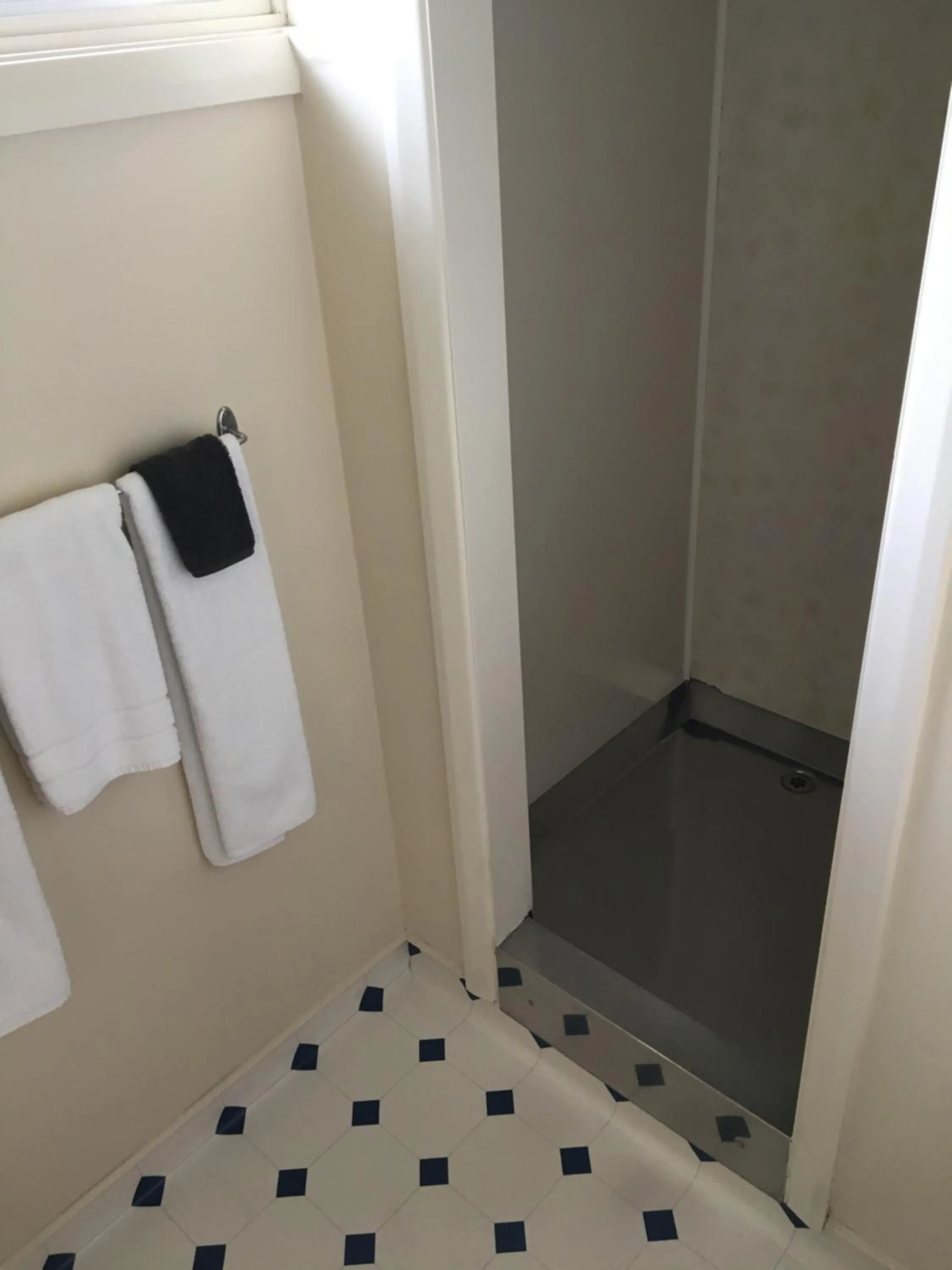 Shower in Mount View Motel Hawera