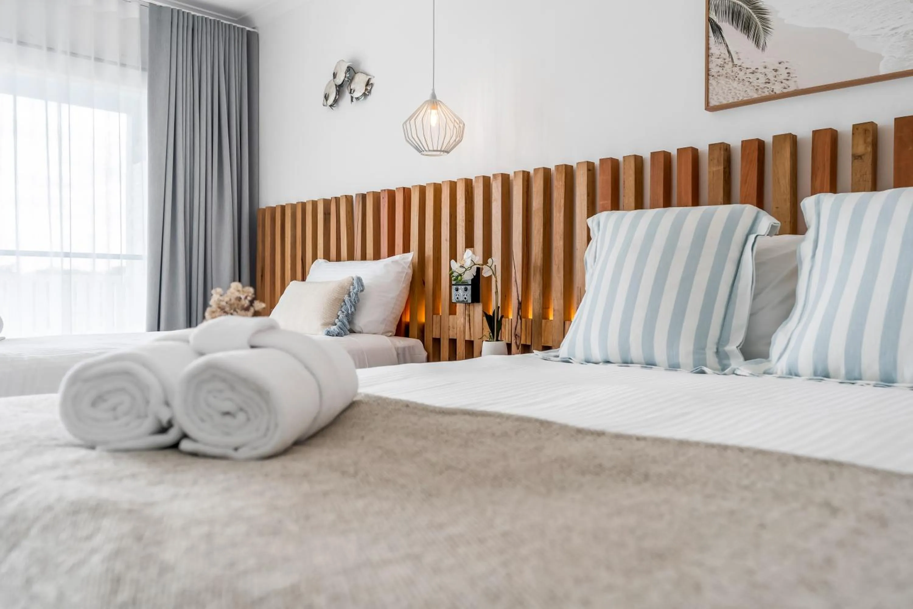 Bed in Mollymook Motel