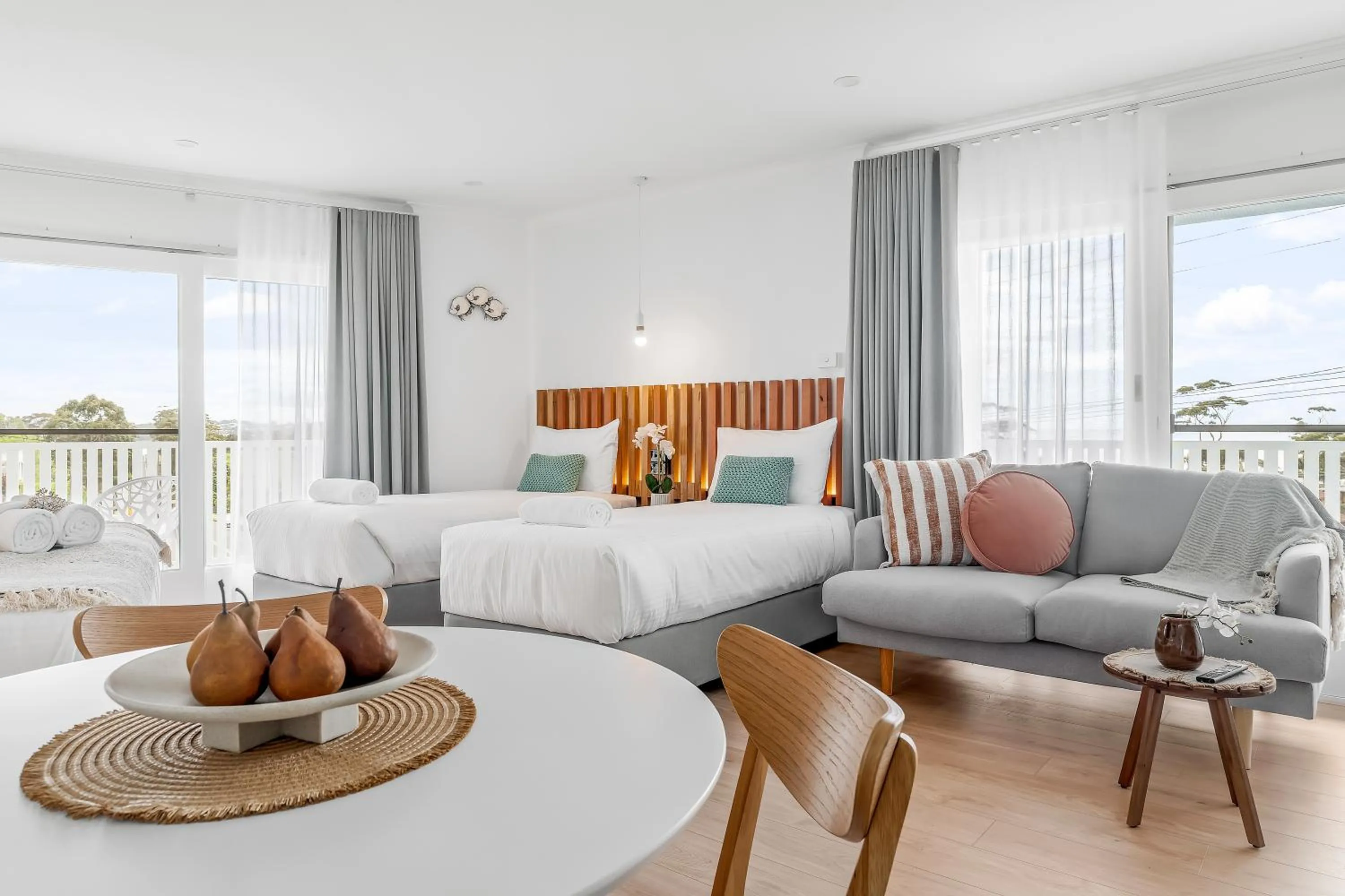 Bed in Mollymook Motel