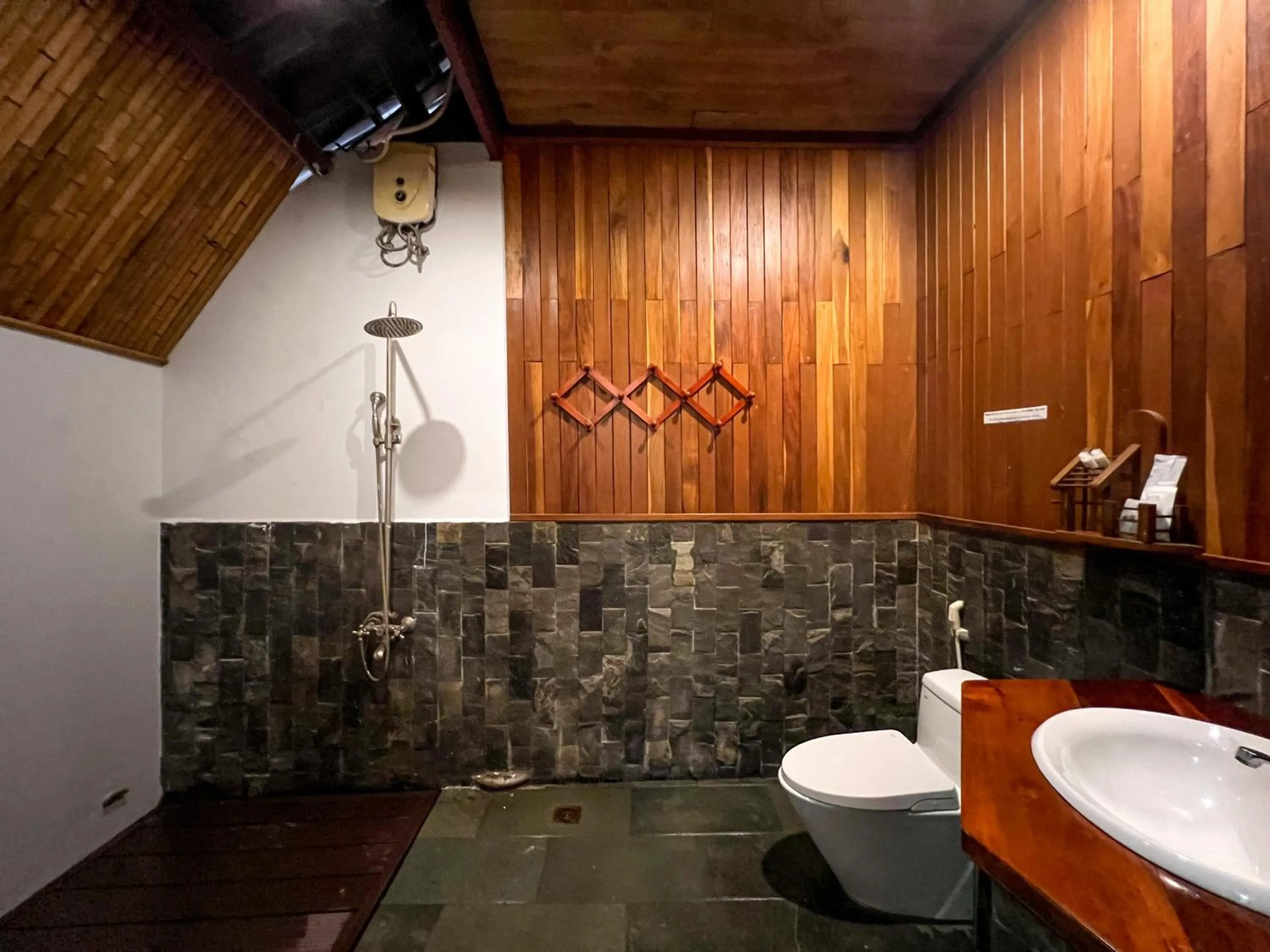 Shower in Cottage Village