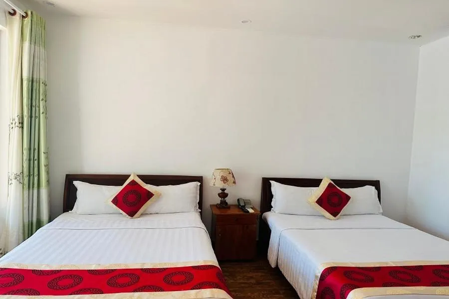 Bed in Orange Resort