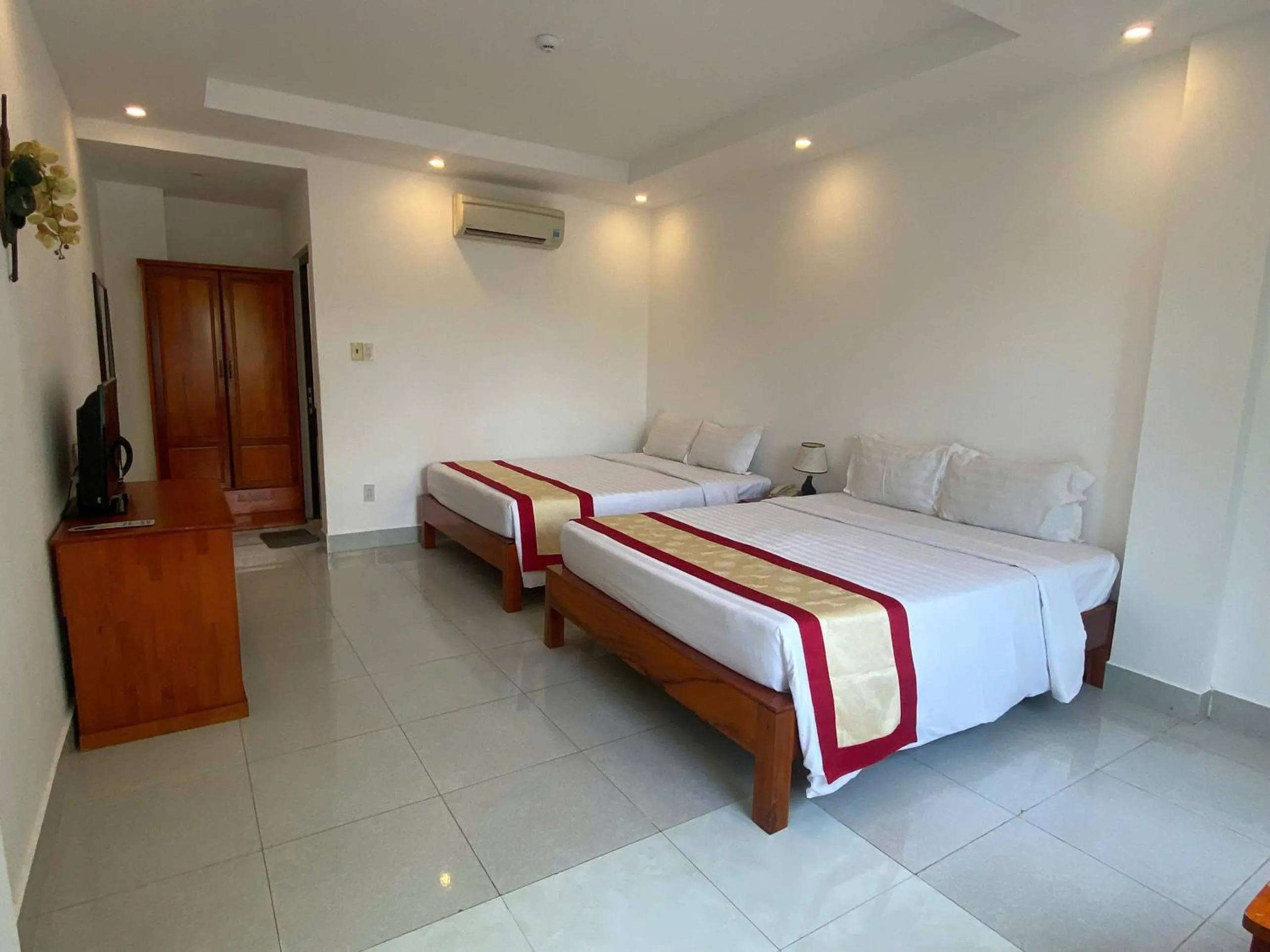 Bed in Orange Resort