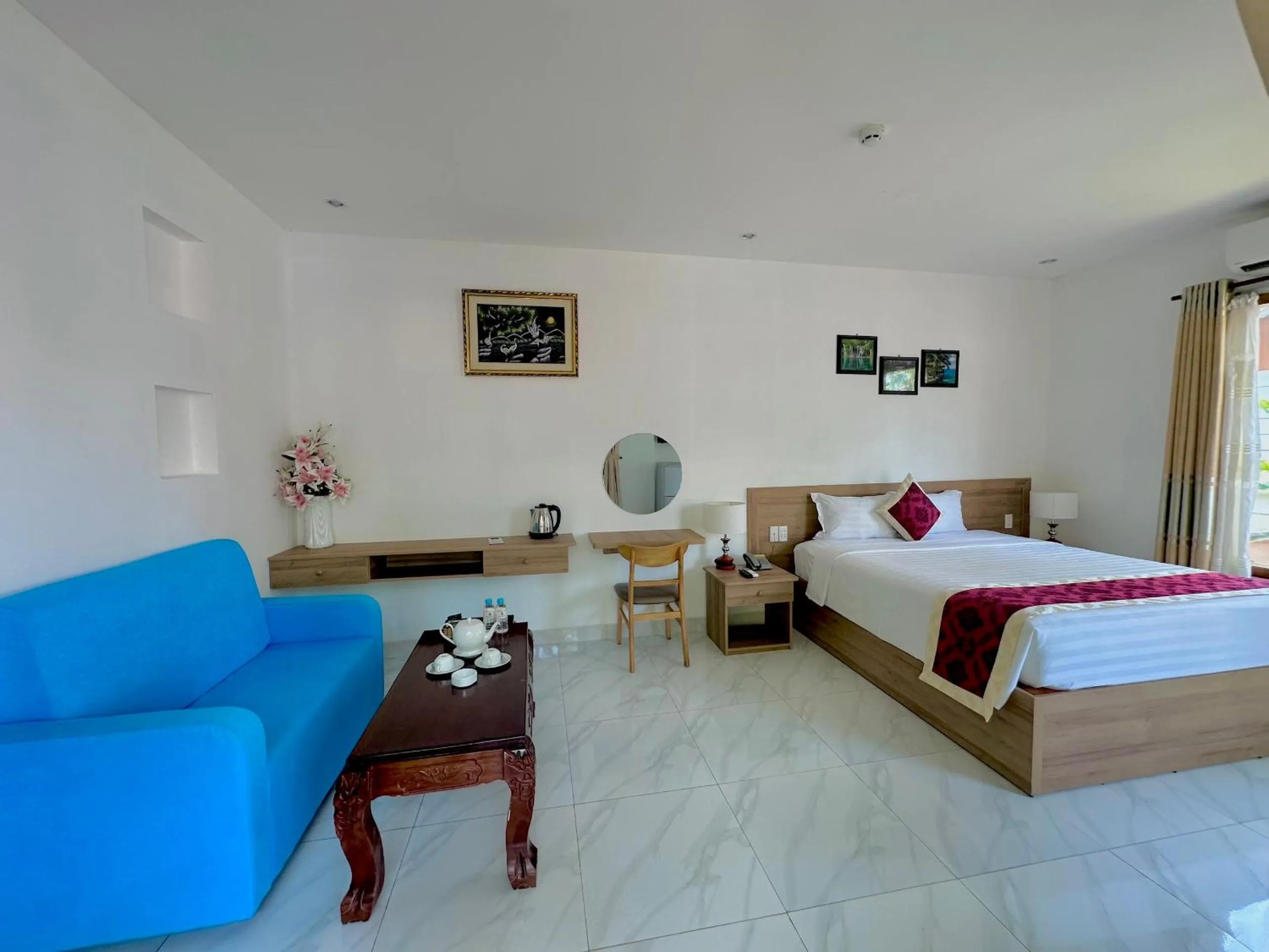 Bed in Orange Resort