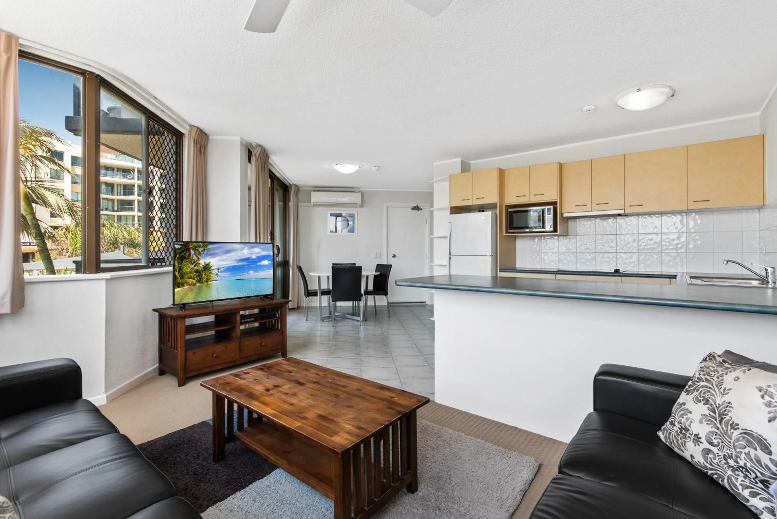 Kitchen or kitchenette in Mylos Holiday Apartments